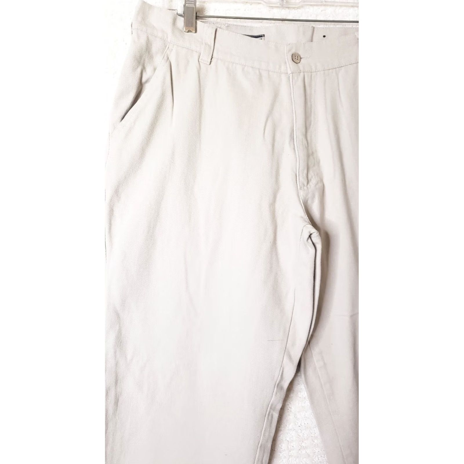 Vintage Southern Marsh Mens Ranch Canvas Pants 34x30 Beige Casual Workwear Size US 34 / EU 50 - 3 Thumbnail