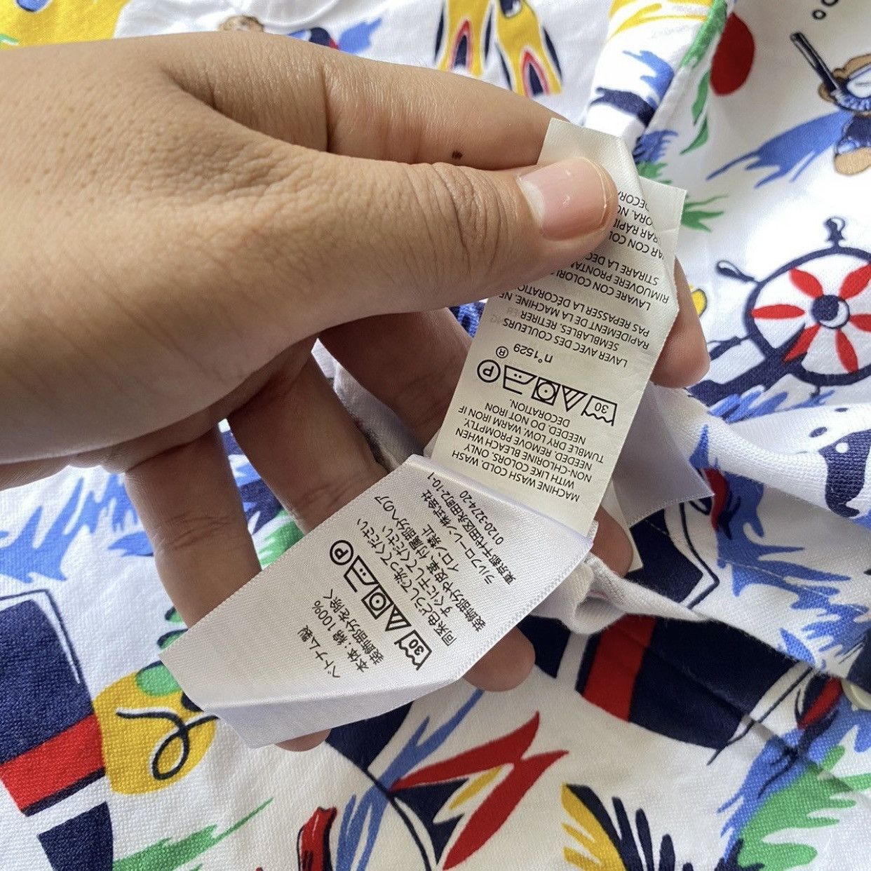 Polo Ralph Lauren × Ralph Lauren Polo Bear shirt Ralph Lauren Full Print logo Bear Beach XL Size US XL / EU 56 / 4 - 14 Thumbnail