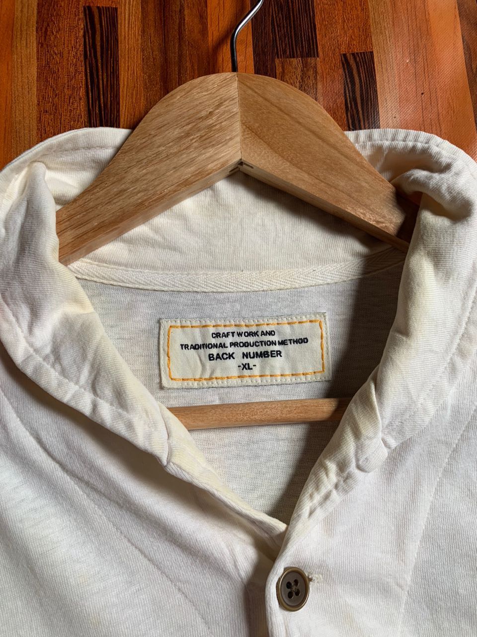 Japanese Brand Back Number Craft Work And Traditional polo rugby Shirts Size US L / EU 52-54 / 3 - 1 Thumbnail