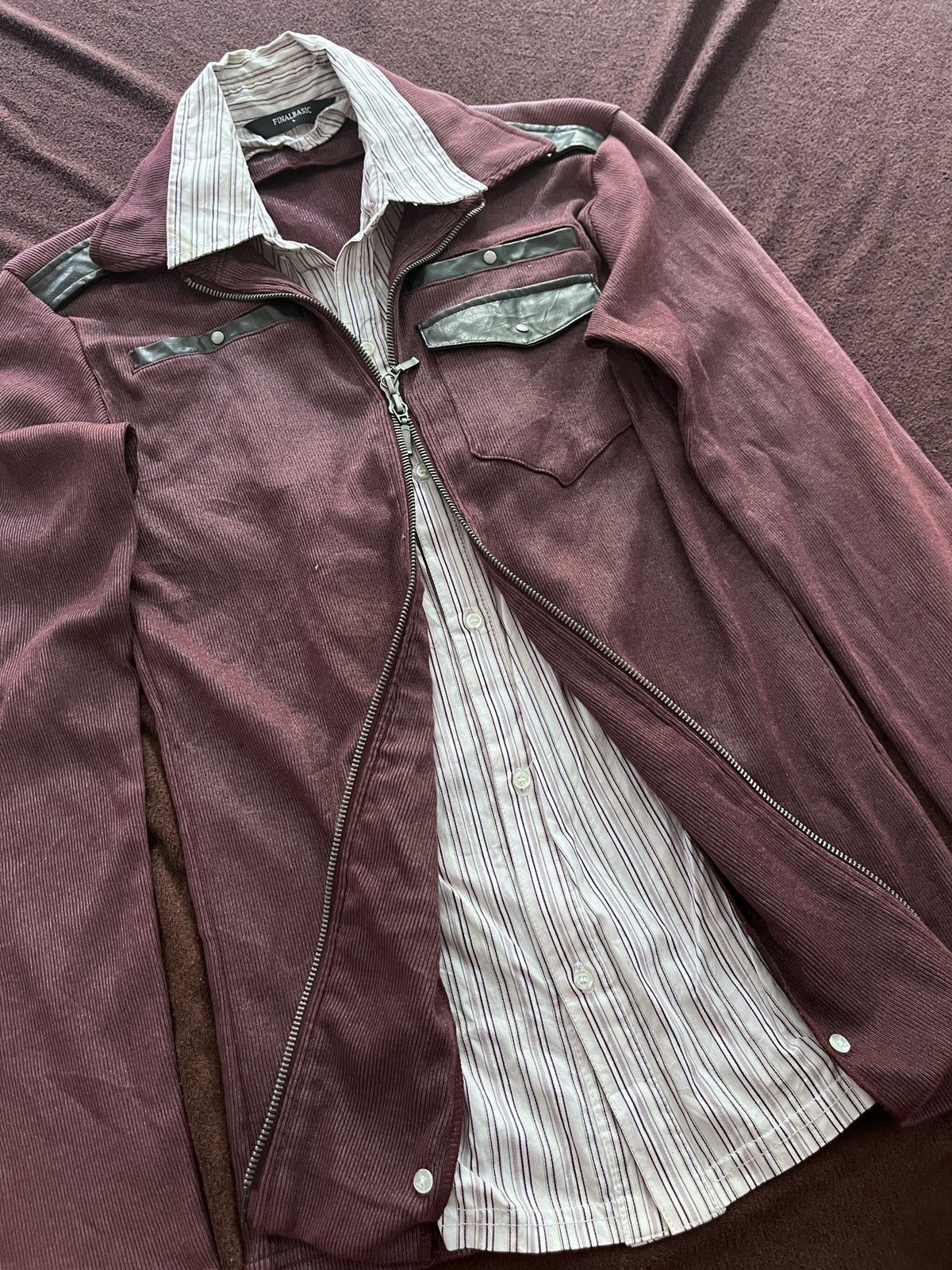 Japanese Brand Final Basic Shirt Double layer Fade Size US M / EU 48-50 / 2 - 4 Thumbnail