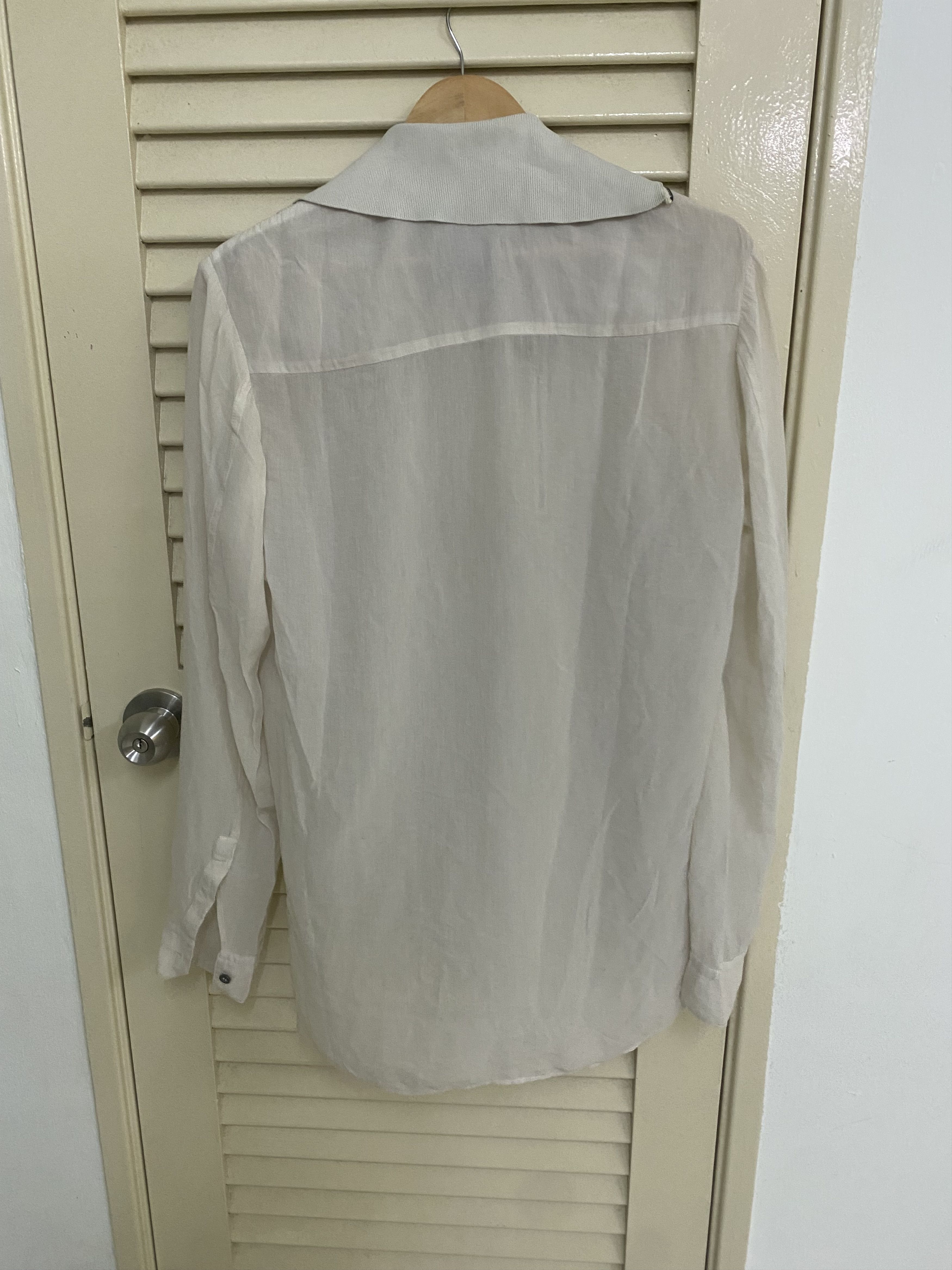 Lanvin SS14 Lanvin Zipper Thin Shirt Size US S / EU 44-46 / 1 - 2 Thumbnail