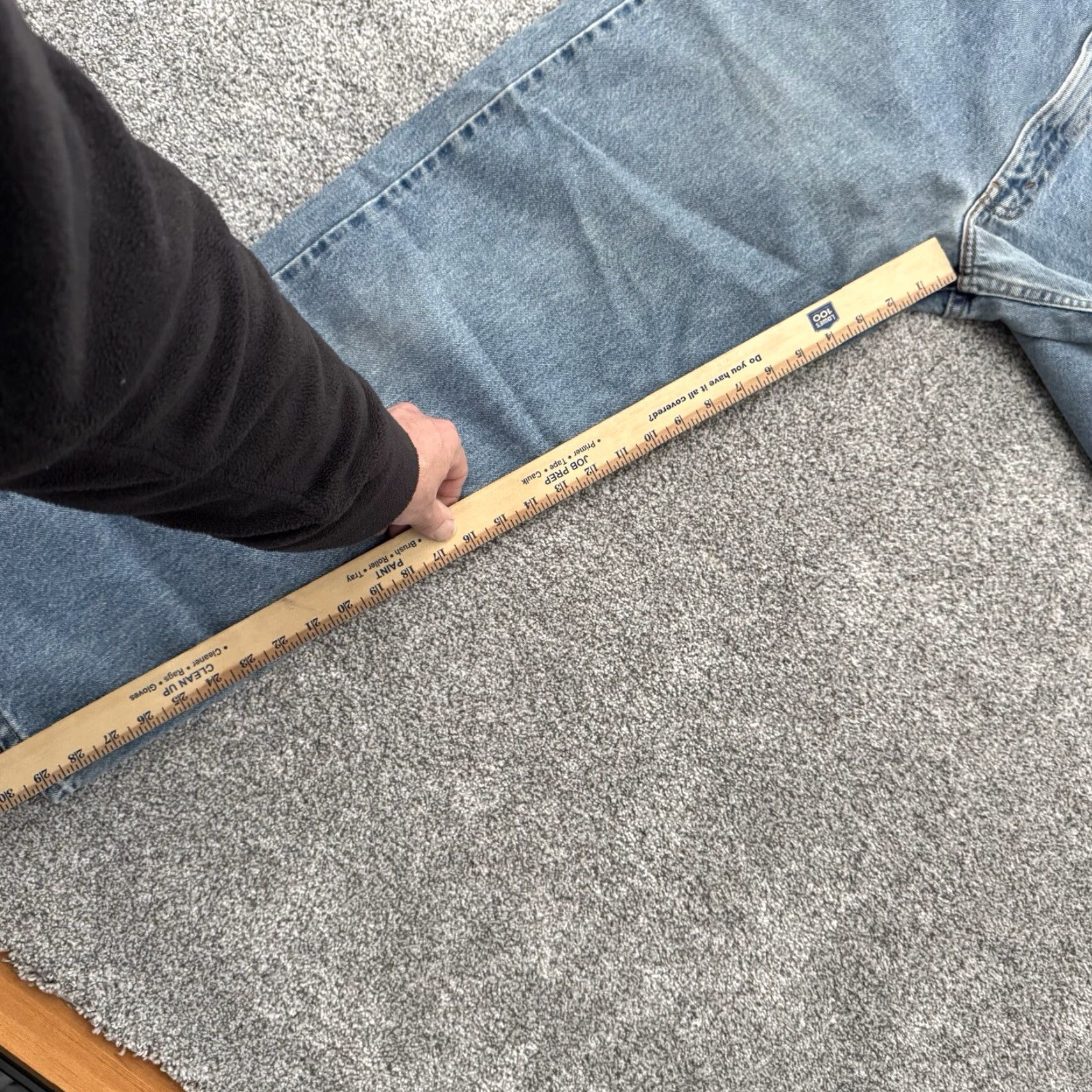 Levi's VINTAGE Levi's 550 Jeans Mens 38X30 Baggy Straight Skater Streetwear 90s Grunge Relaxed Fit Denim Blue Mens Size US 38 / EU 54 - 5 Thumbnail