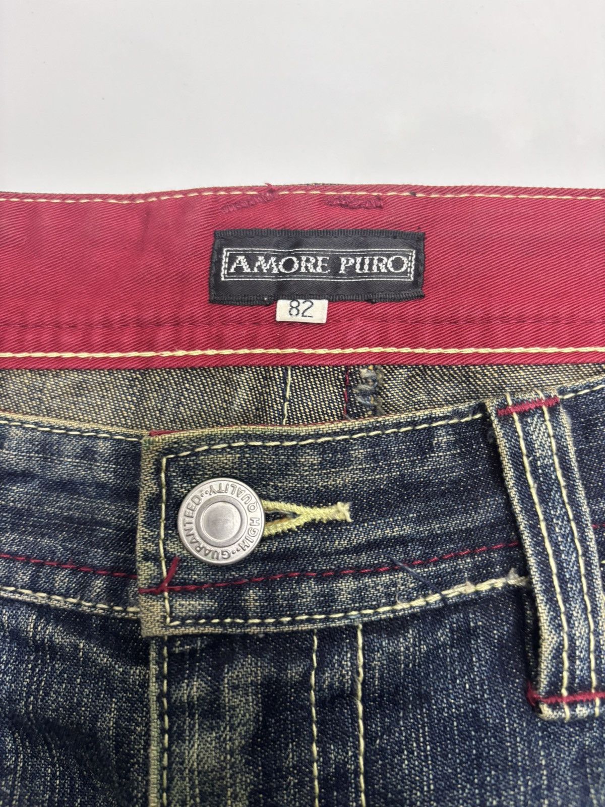 Japanese Brand × Undercover DISTRESSED DENIM RUSTY BAGGY AMORE PURO UNDERCOVER STYE JEAN Size US 32 / EU 48 - 9 Thumbnail