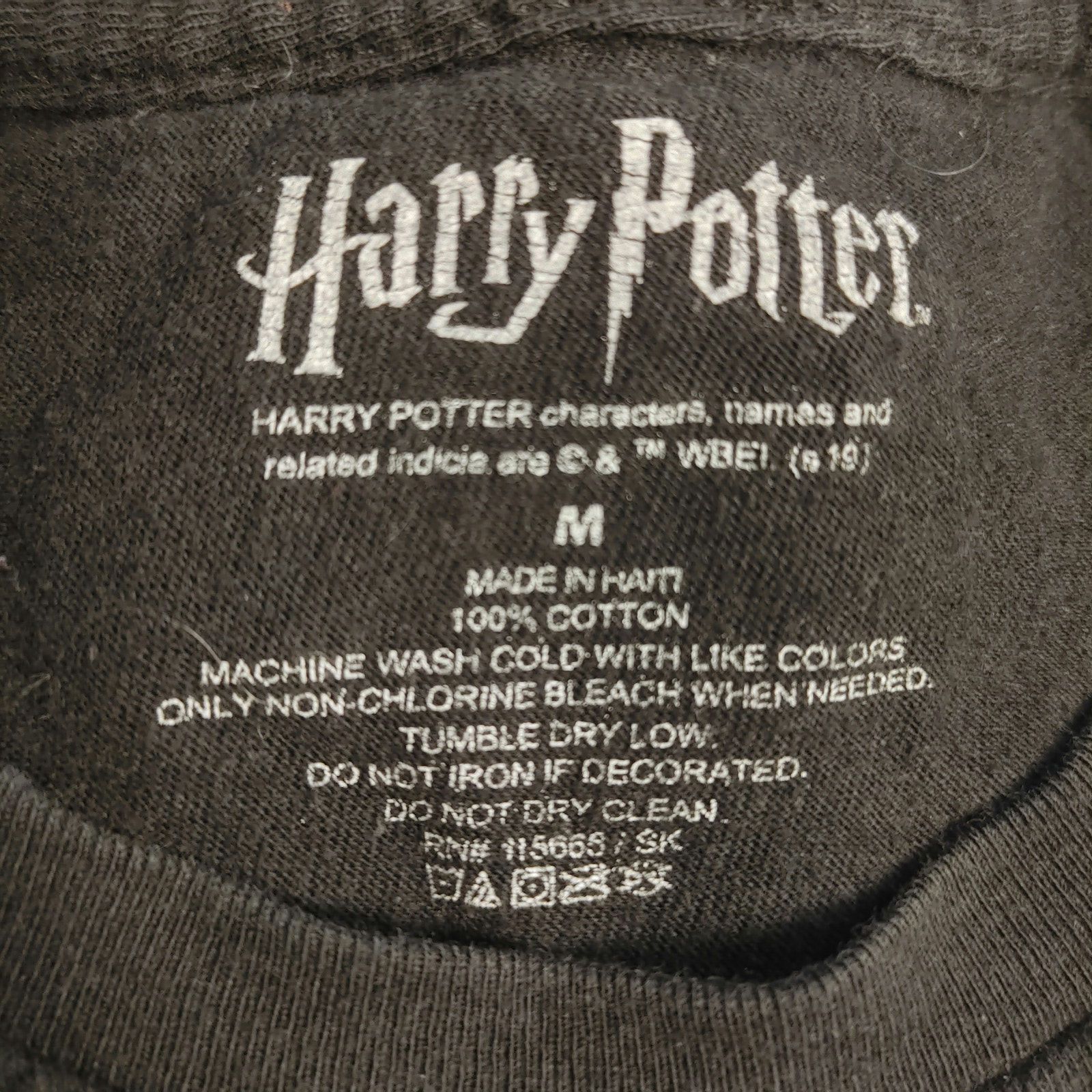 Other Harry Potter Mens M Black Yellow/Orange "Gryffindor" T-Shirt Size US M / EU 48-50 / 2 - 4 Thumbnail