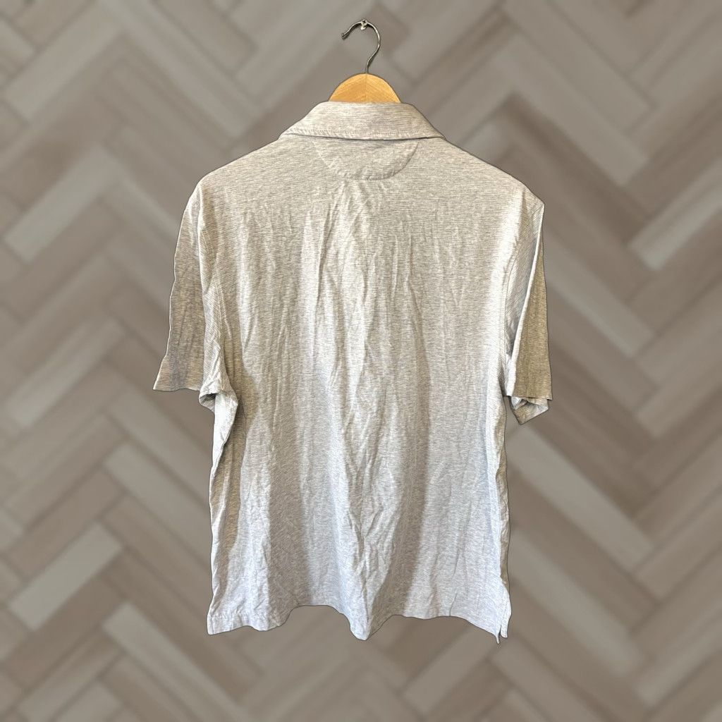 Vintage Kirkland Mens Gray Short Sleeve Polo NWT Size Large Size US L / EU 52-54 / 3 - 1 Thumbnail