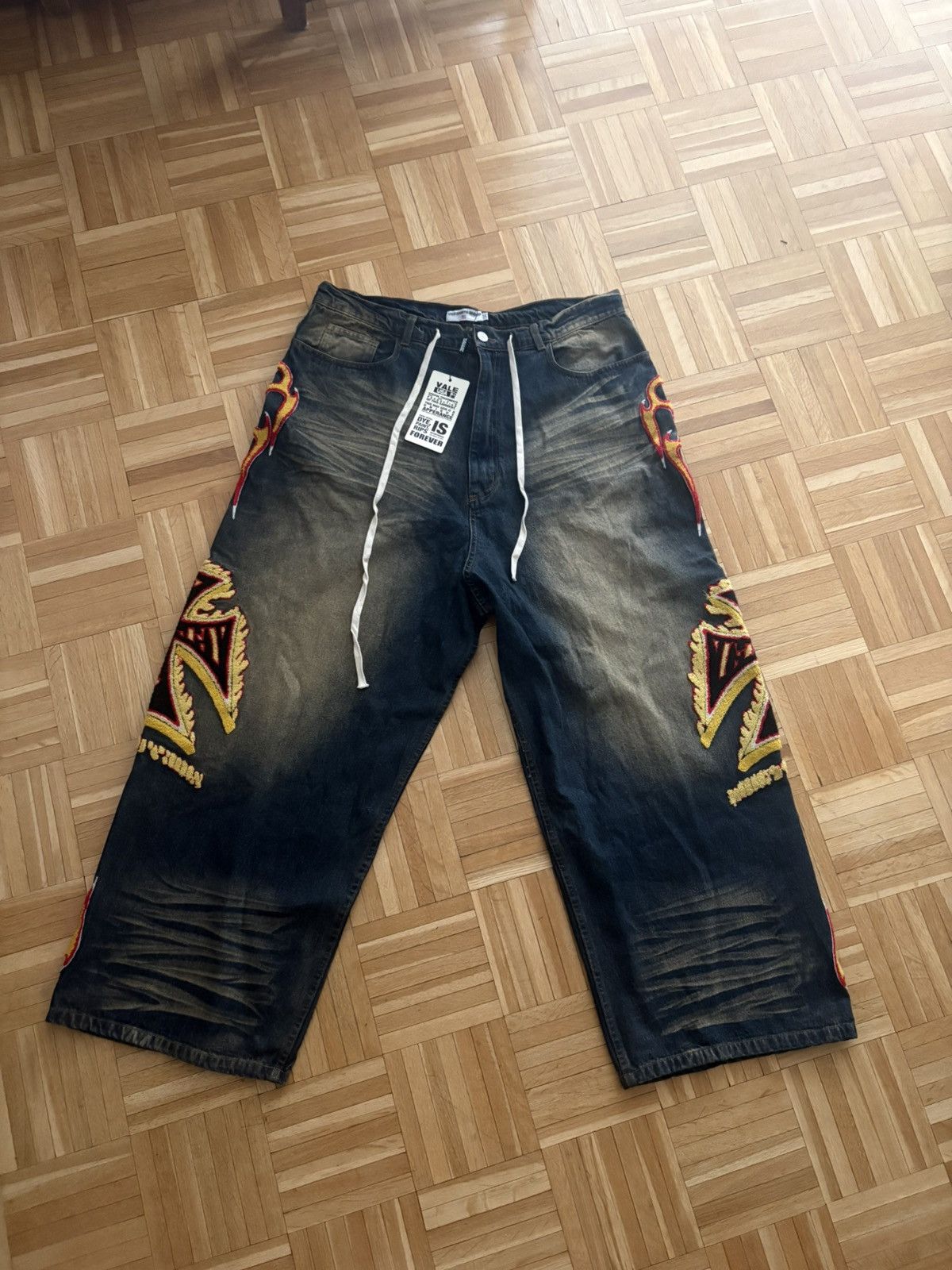 Vale Vale Forever Inferno Denim 'Dirt/Midwash' Size US 34 / EU 50 - 1 Thumbnail