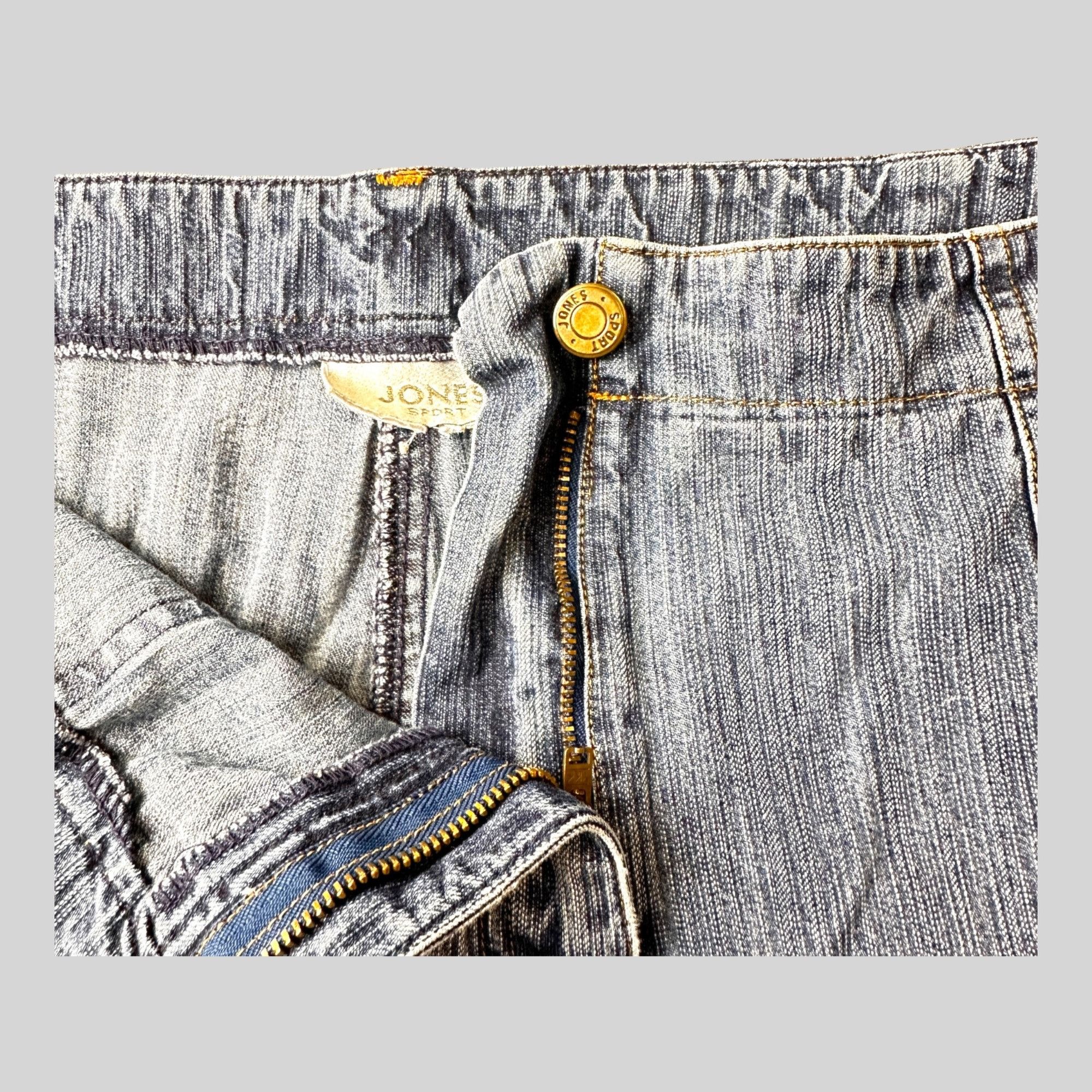 Jones New York Jones Sport Womens Denim Chambray Capris VGUC Summer Casual Size 35" - 9 Thumbnail