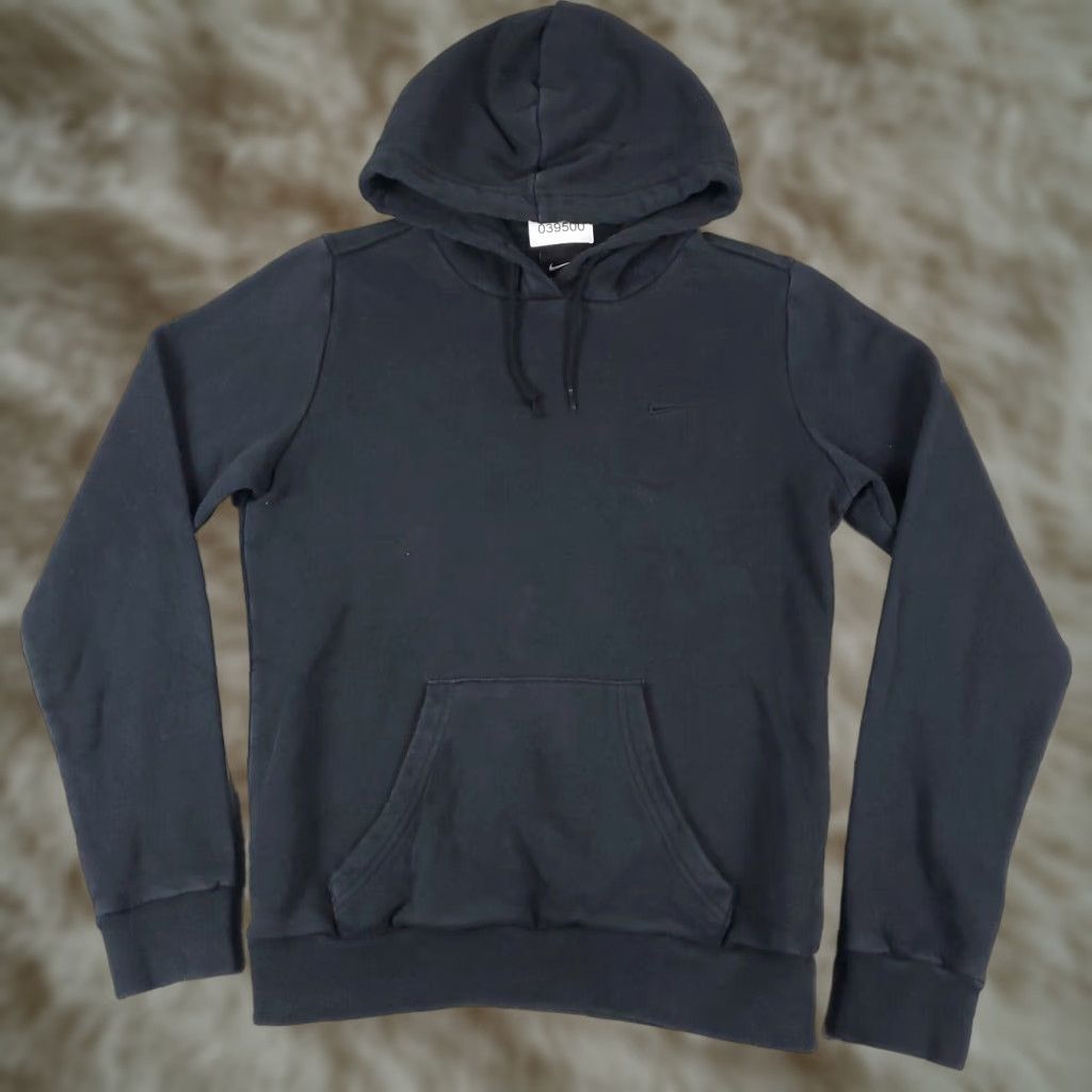 Nike Nike Hoodie Mens Small Black Pullover Sweatshirt Swoosh Casual Sportswear Size US S / EU 44-46 / 1 - 1 Thumbnail