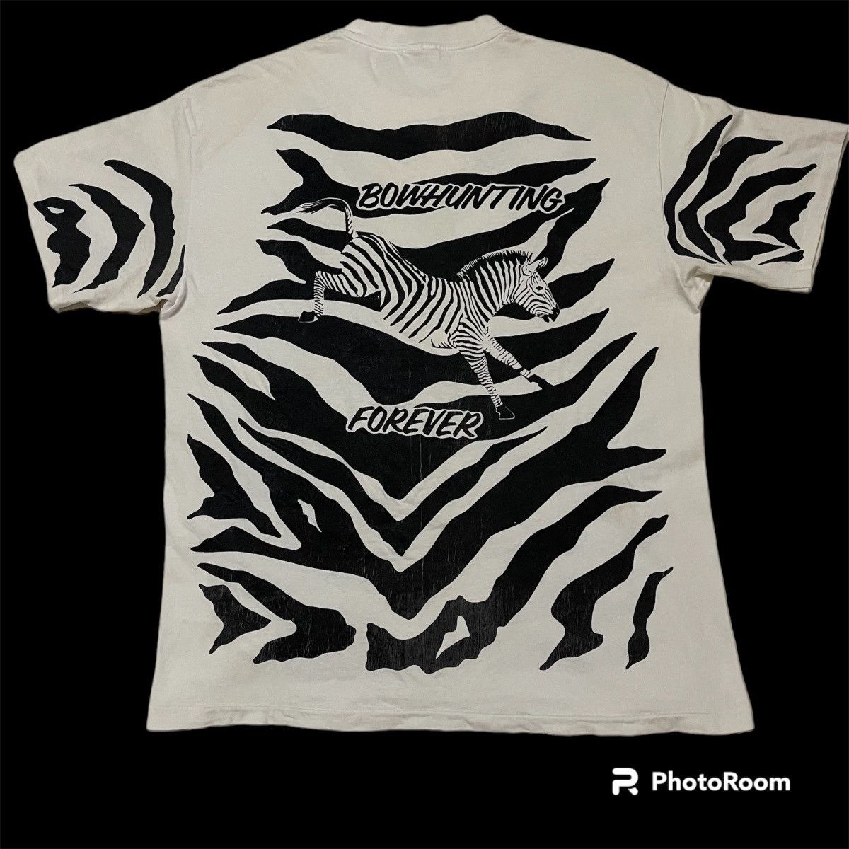 Band Tees × Vintage Ted Nugent bowhunting forever zebra 90s Size US XL / EU 56 / 4 - 2 Thumbnail
