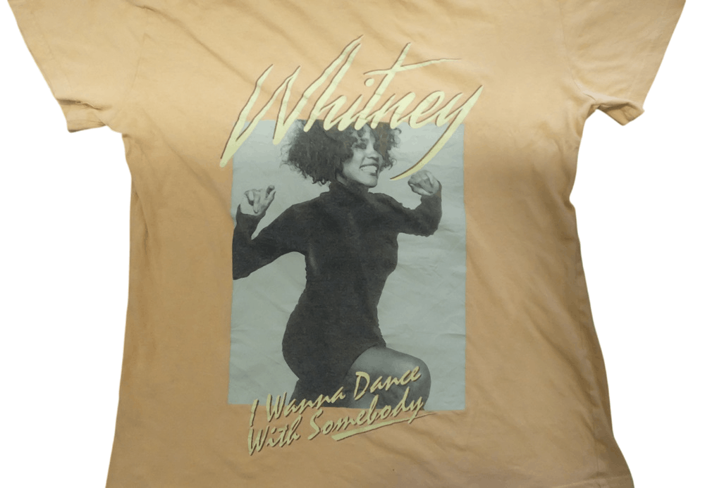Band Tees Whitney Houston - "I Wanna Dance with Somebody" Size US M / EU 48-50 / 2 - 2 Thumbnail