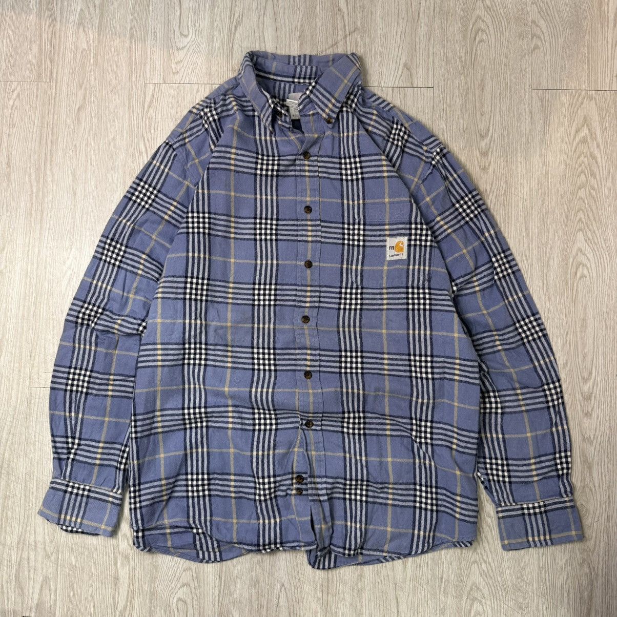 Carhartt CARHARTT FR Flame Resistance plaid flannel button Size US XXL / EU 58 / 5 - 1 Thumbnail
