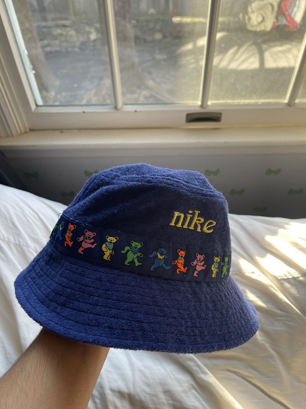 Nike SB X Grateful Dead Blue Bucket Hat Size