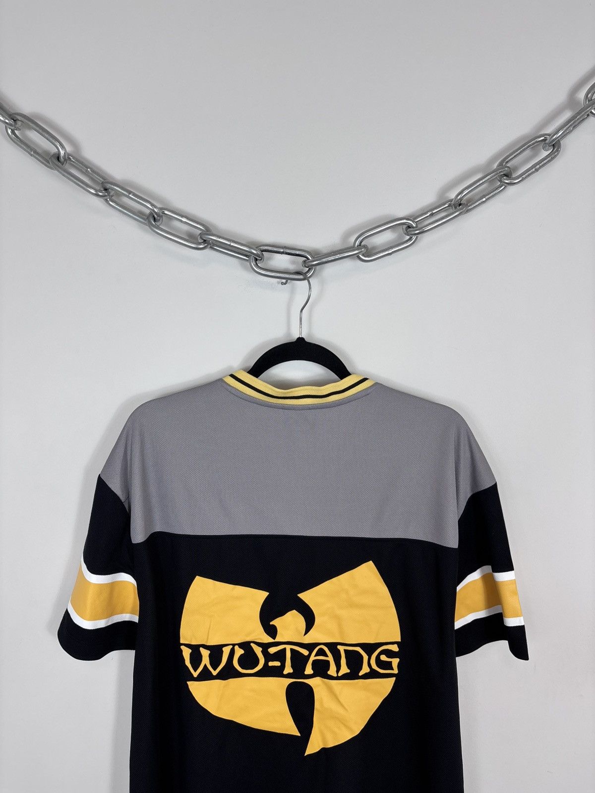 Wu-Tang Clan Wu-Tang Clan 36 Big Logo V-Neck Jersey T-Shirt Tee Size US L / EU 52-54 / 3 - 13 Thumbnail