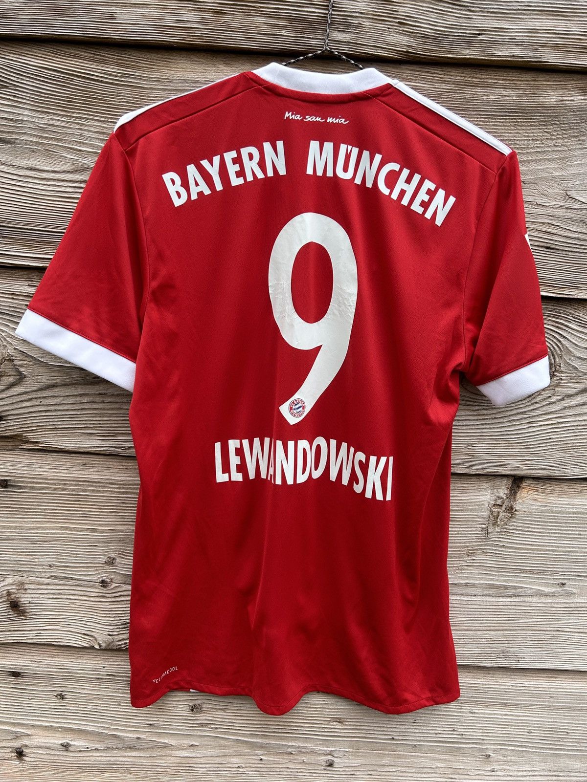 Adidas Adidas Bayern Munchen #9 Lewandowski 2017/18 Home Jersey Size US S / EU 44-46 / 1 - 1 Thumbnail