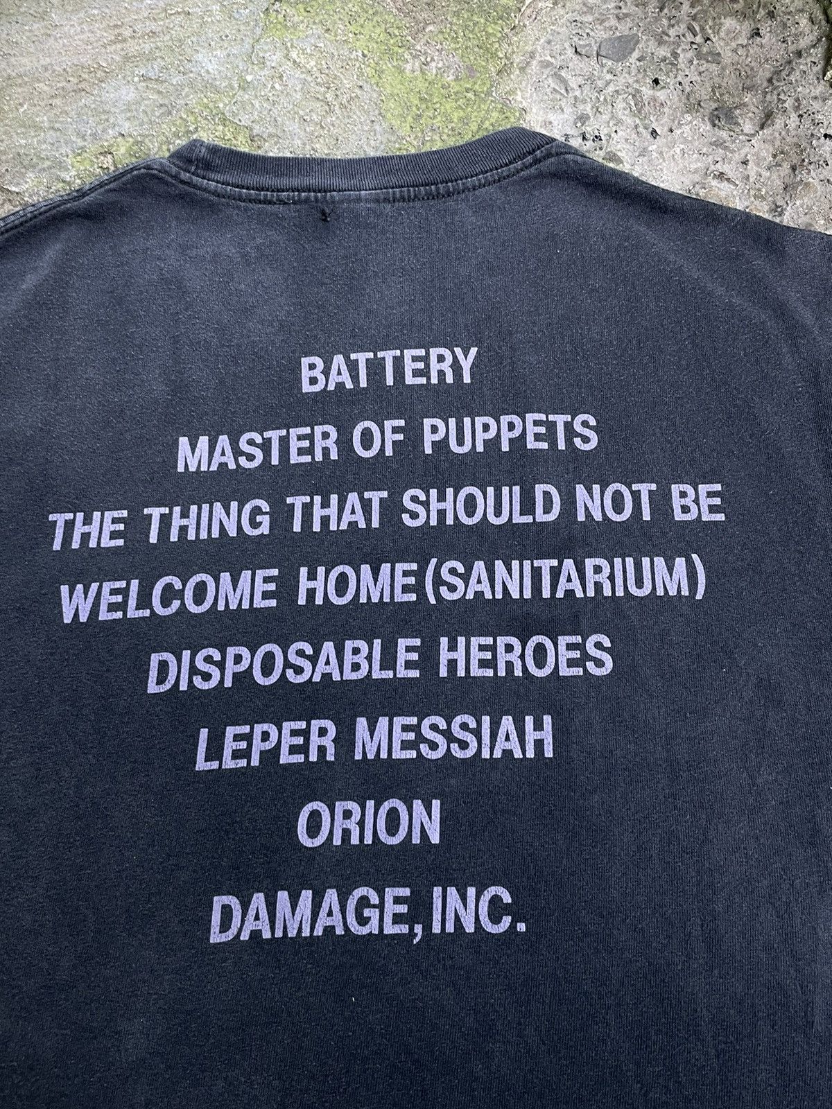 Metallica Vintage Metallica 1994 Master Of Puppets T-Shirt Fade RARE Size US L / EU 52-54 / 3 - 8 Thumbnail