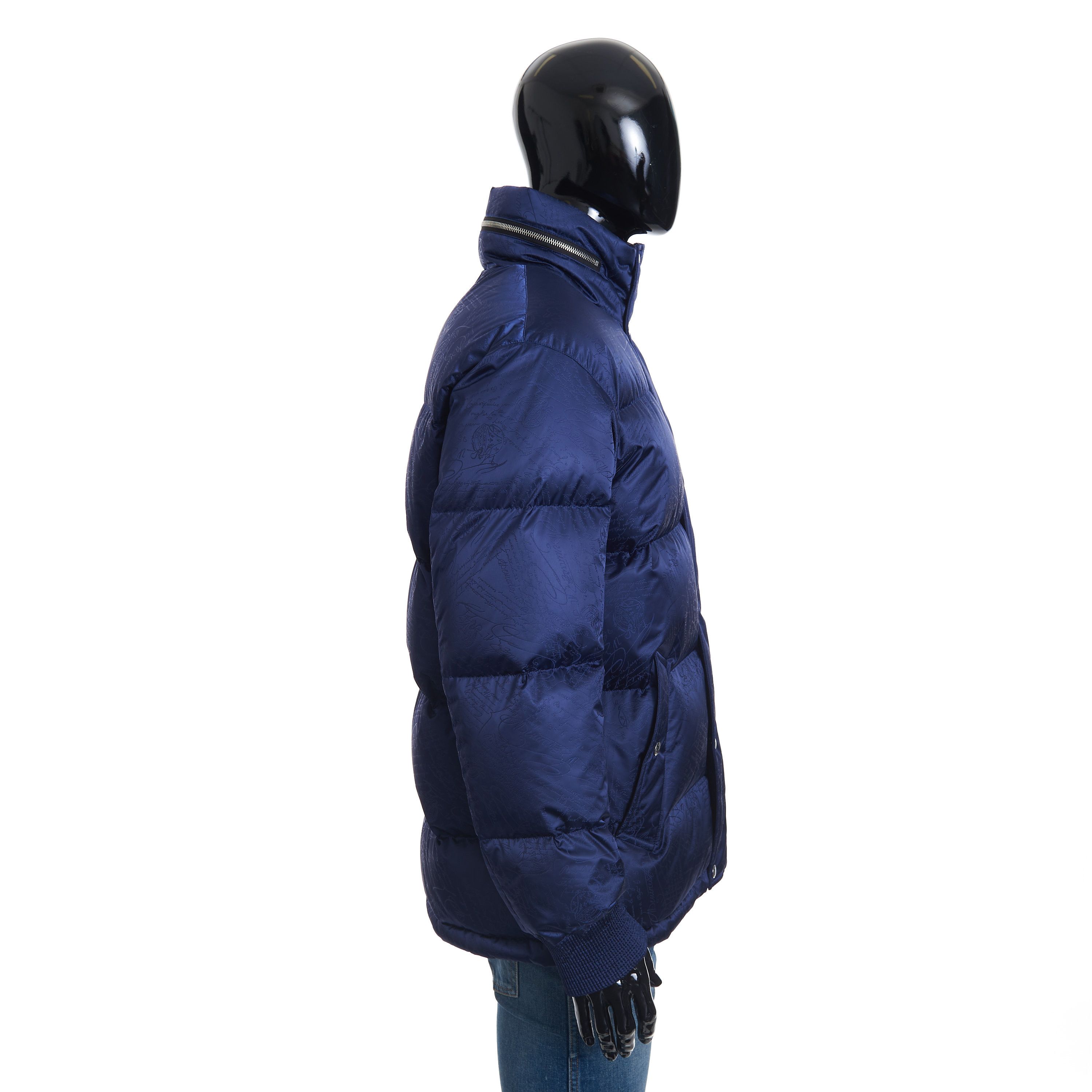 Berluti Scritto Down Jacket In Dark Indigo Blue Size US XL / EU 56 / 4 - 7 Thumbnail