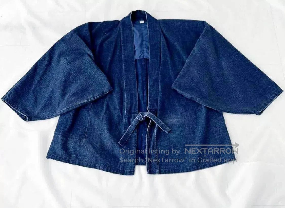Vintage Vintage Indigo Dyed Kimono Robe. Size US L / EU 52-54 / 3 - 3 Thumbnail