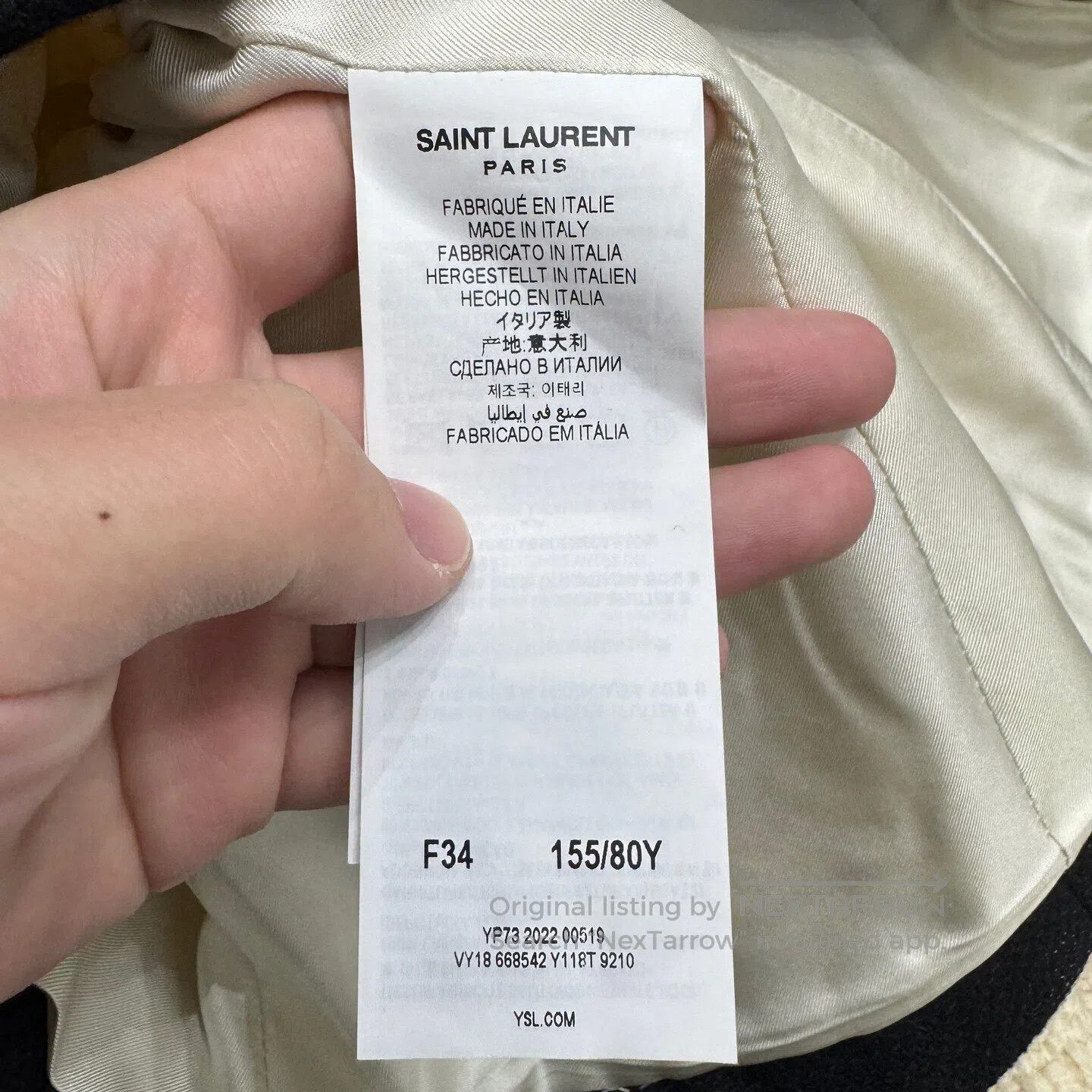 Saint Laurent Paris #REF! Size XS / US 0-2 / IT 36-38 - 4 Thumbnail