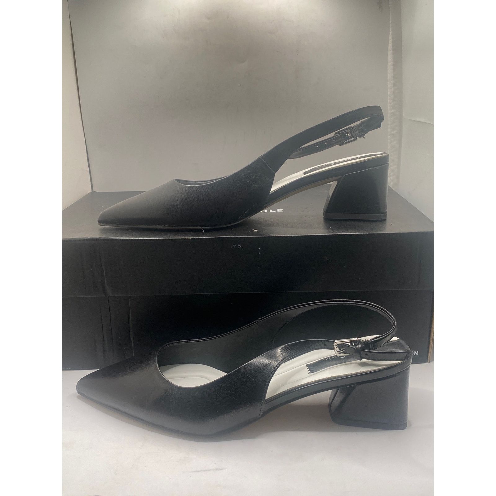 Franco Sarto Franco Sarto Racer Slingback Pointed Toe Pump 38.5 EUR/8 Size US 8 / IT 38 - 3 Thumbnail
