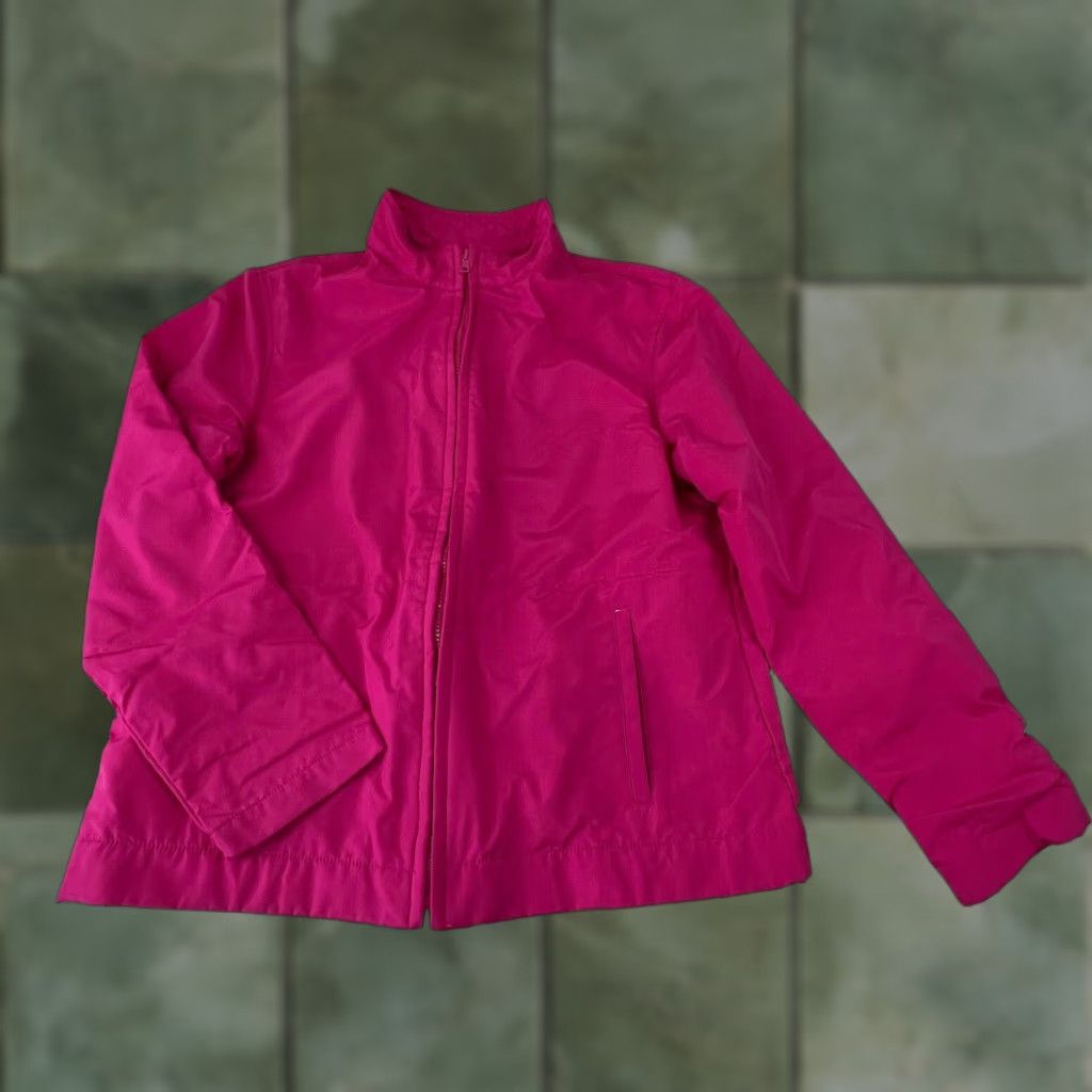 Gap Gap Womens Medium Pink Full Zip Lined Jacket Casual Softshell Polyester Size M / US 6-8 / IT 42-44 - 1 Thumbnail