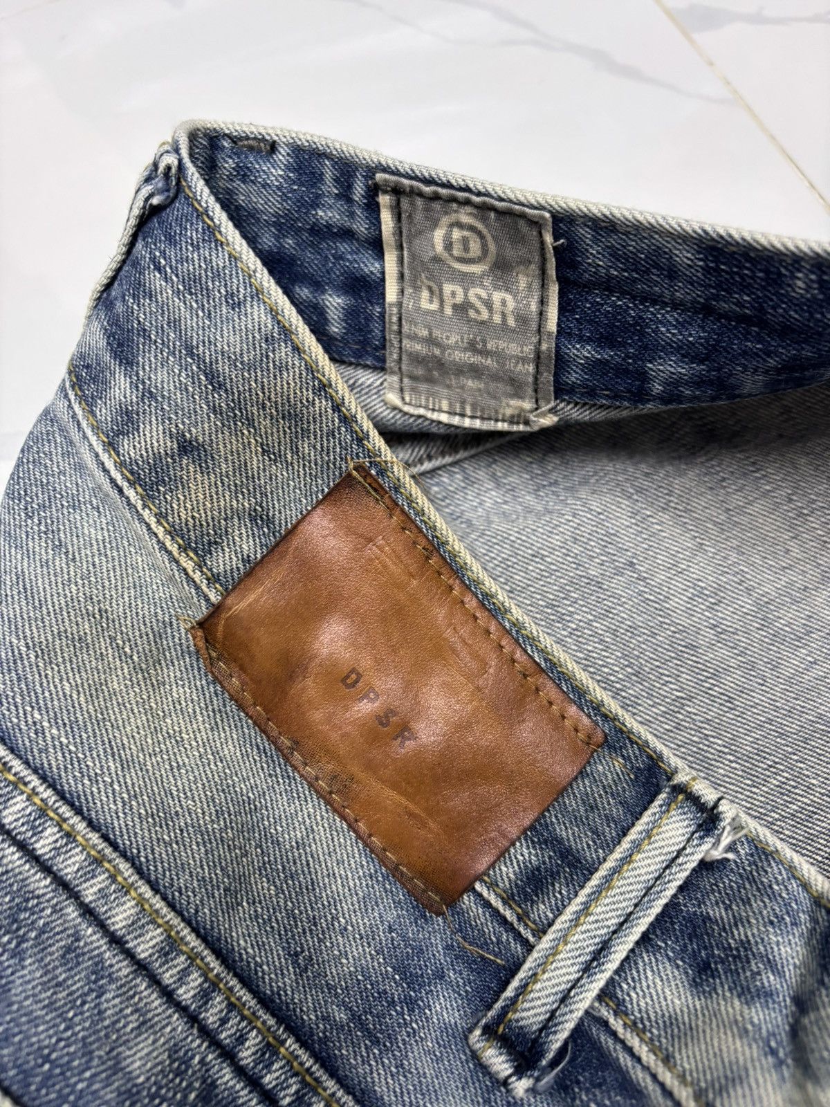 Prps VINTAGE DPSR DISTRESSED DENIM JEANS PUNK STYLE Size US 35 - 11 Thumbnail