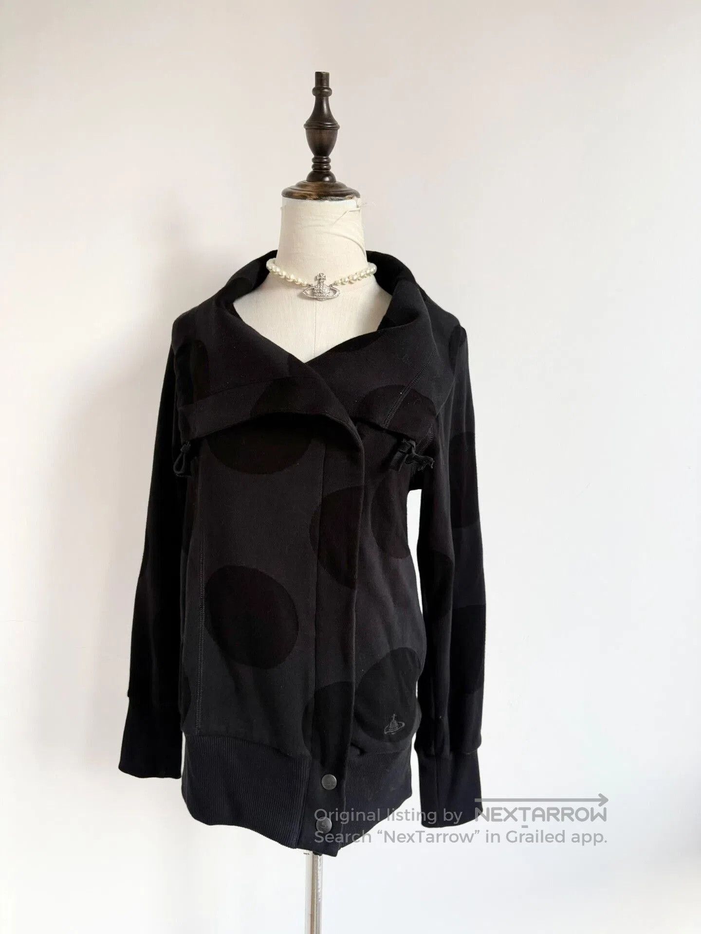 Vivienne Westwood Vivienne Westwood Black Polka Dot Hoodie. Size M / US 6-8 / IT 42-44 - 1 Thumbnail