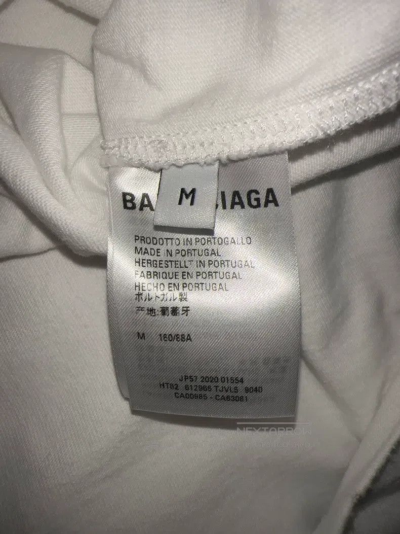 Balenciaga Balenciaga Letter Print Short Sleeve T-Shirt Size M / US 6-8 / IT 42-44 - 6 Thumbnail