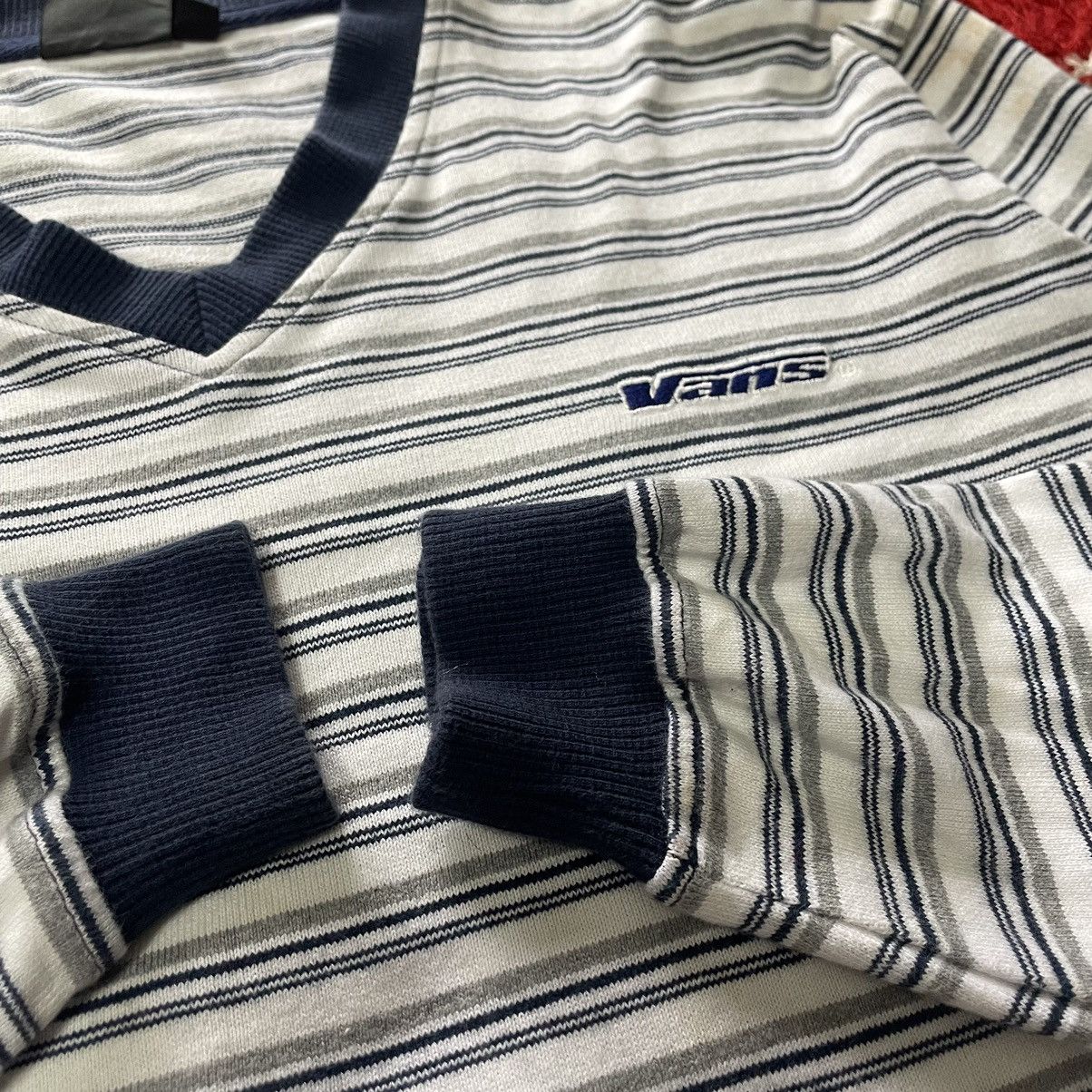 Vans × Vintage 🔥Vintage 90s Vans Skateboard Longsleeves Sweat Tee Size US L / EU 52-54 / 3 - 9 Thumbnail