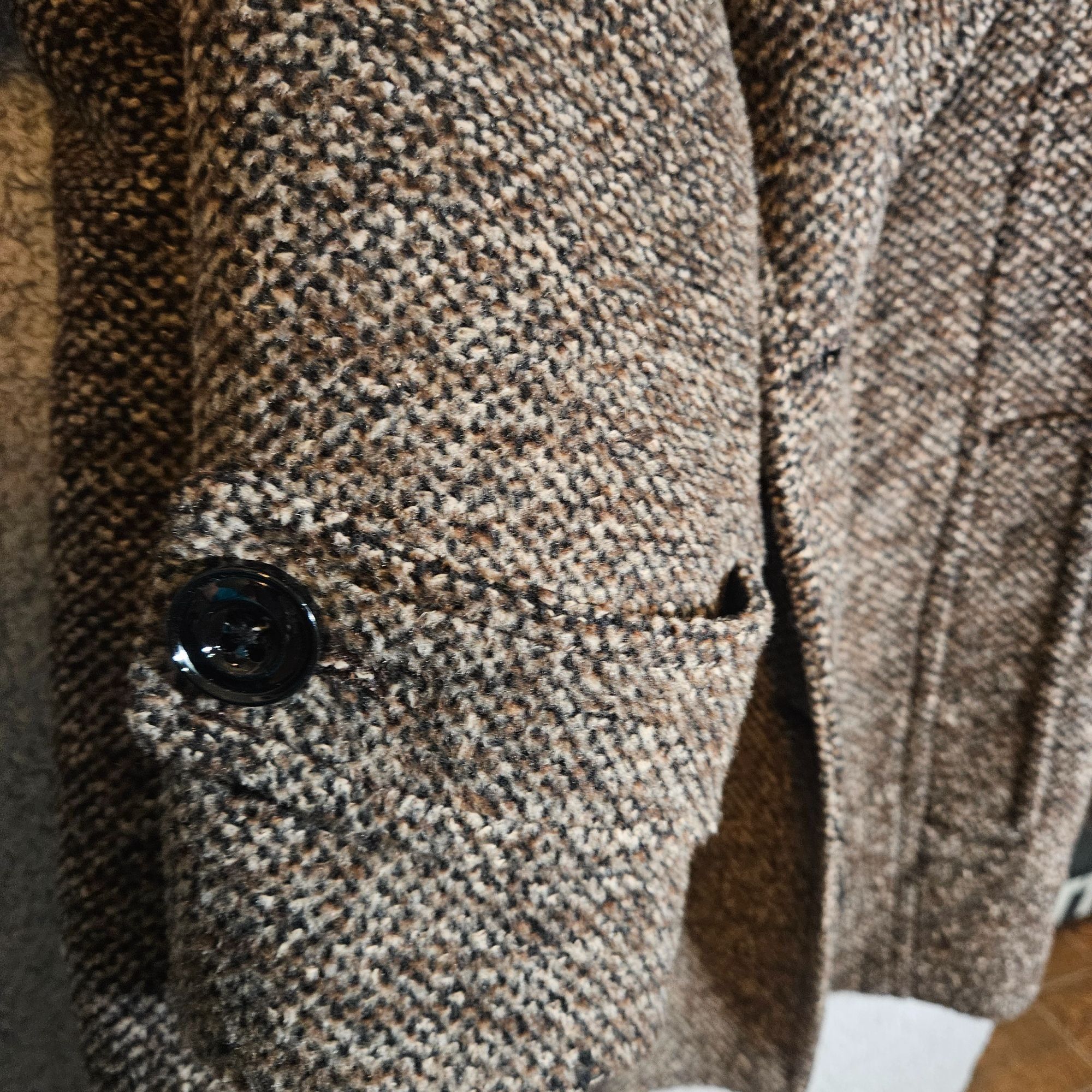 London Fog London Fog Women XL Tweed Wool Coat Brown Old Money Quiet Lu Size XL / US 12-14 / IT 48-50 - 12 Thumbnail