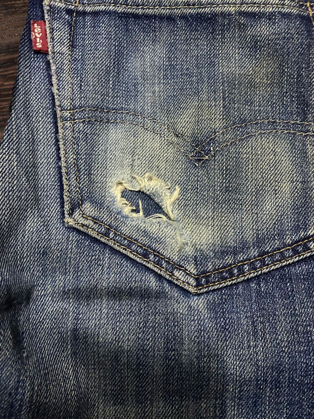 Levi's Vintage Levis 501 Mud Wash Distressed Full Button Loose Jean Size US 32 / EU 48 - 13 Thumbnail
