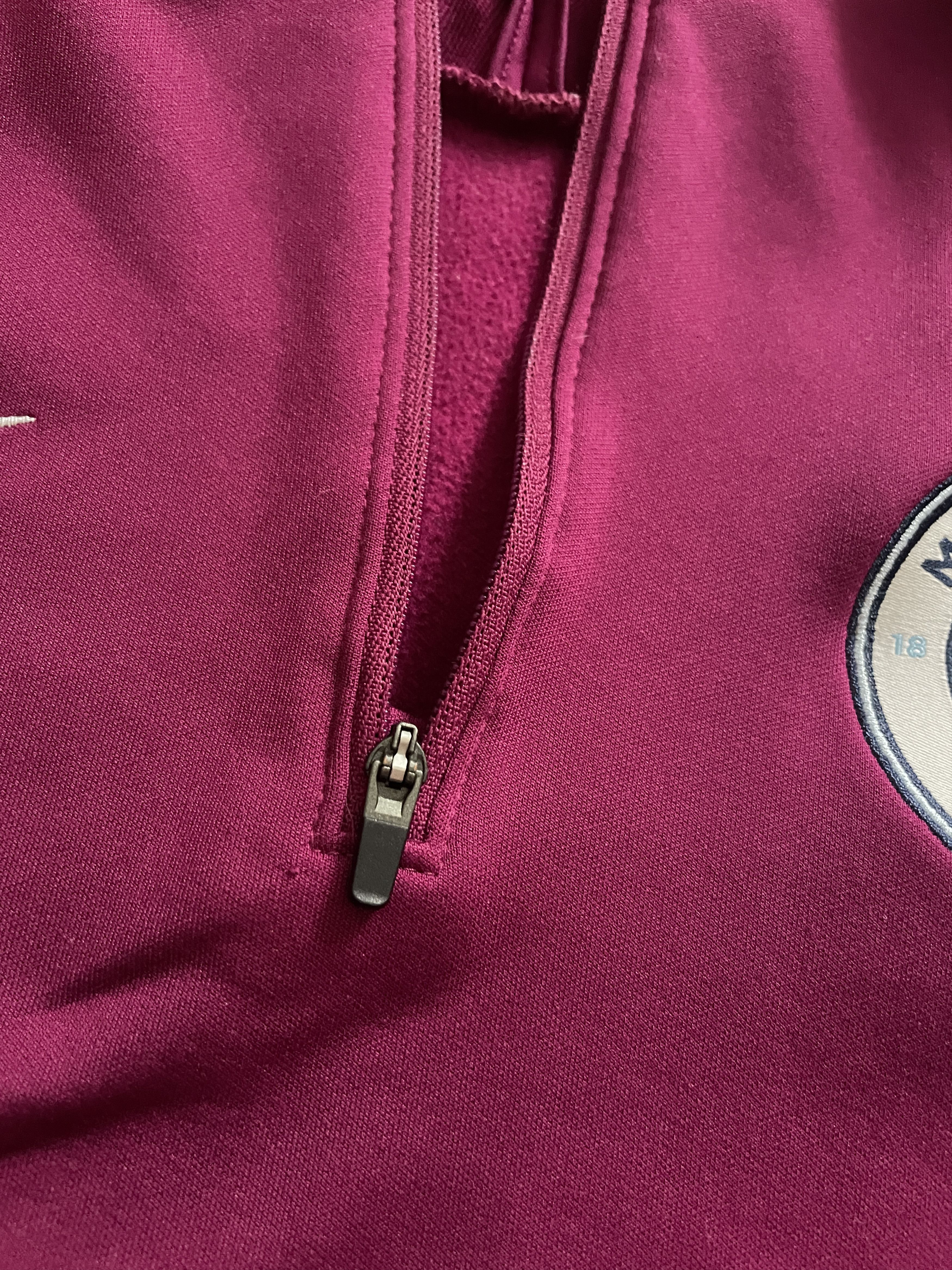 Nike Manchester City 2017-2018 Training Top Jersey Jacket 1/4 Zip Size US S / EU 44-46 / 1 - 5 Thumbnail