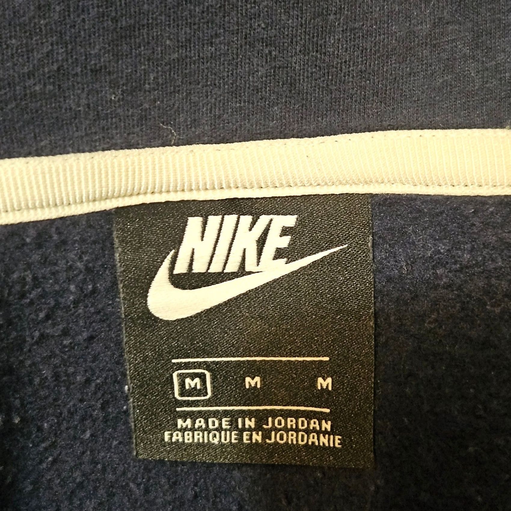 Nike Nike Hoodie Mens Giant Swoosh Full Zip Sweatshirt Medium Blue BQ6458-451 Size US M / EU 48-50 / 2 - 4 Thumbnail