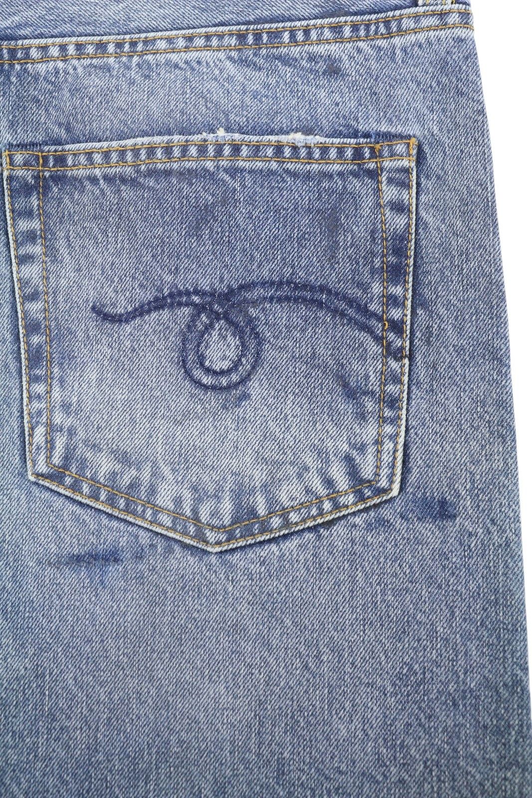 R13 BOYFRIEND 28 Jasper Faded Blue PF25 Jeans 87198 Size 28" / US 6 / IT 42 - 12 Thumbnail