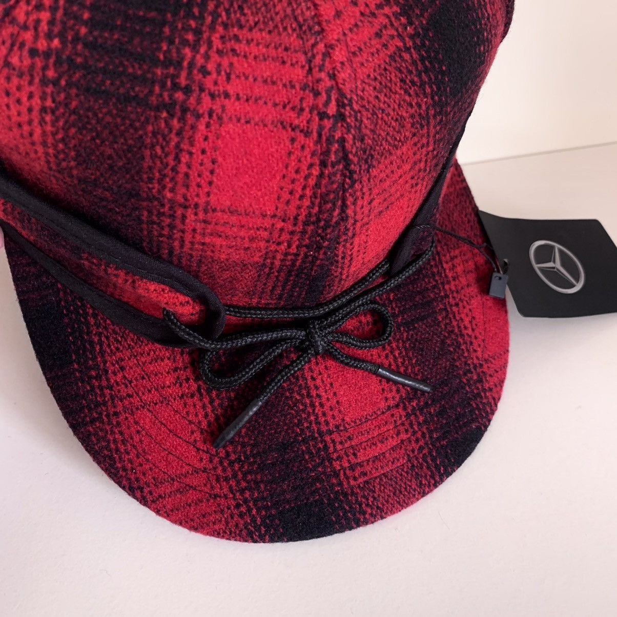 Mercedes-Benz Wool plaid camper cap hat Size ONE SIZE - 10 Thumbnail