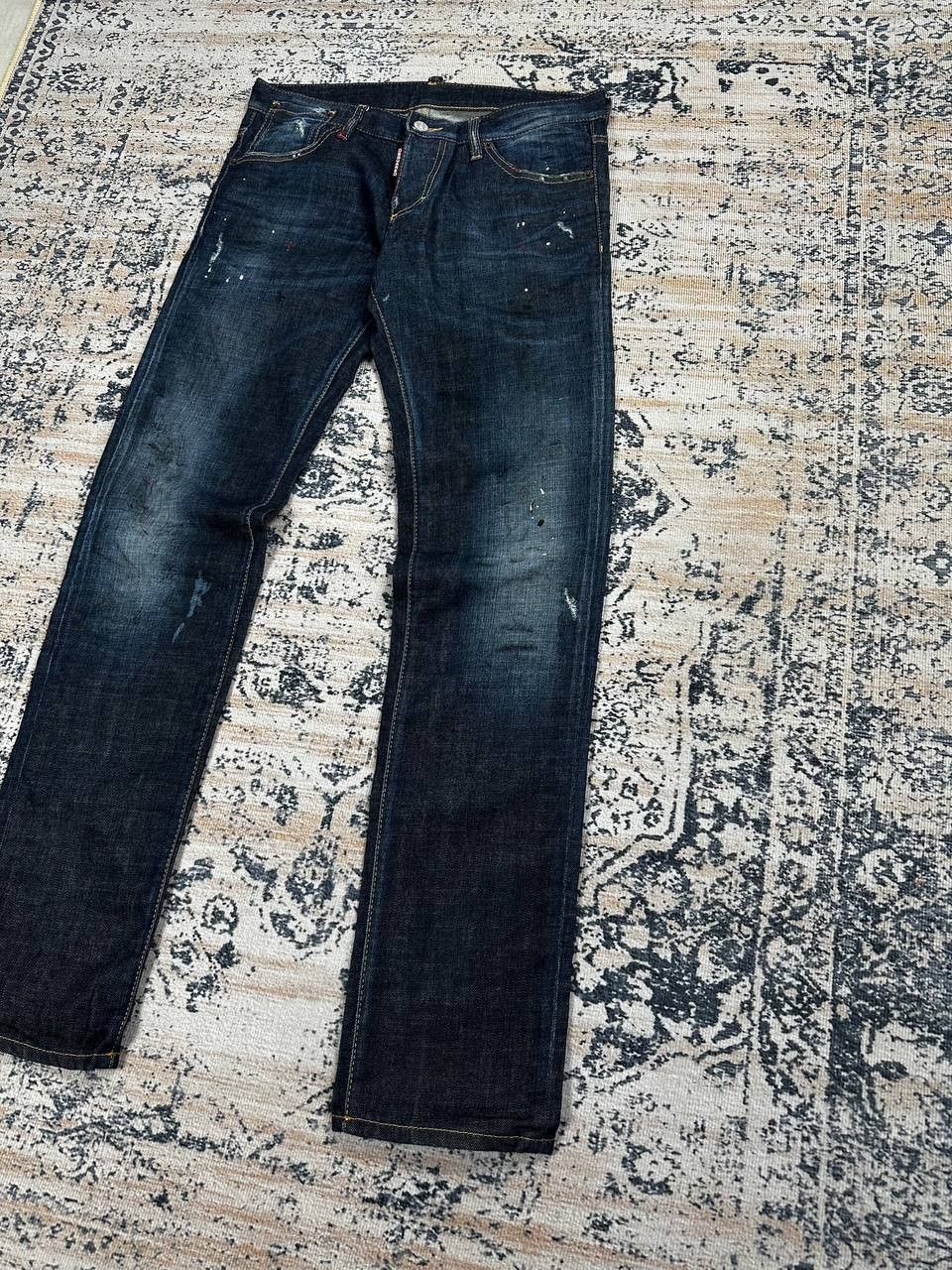 Dsquared2 Dsquared 2 Distressed Paint Splatter Slim Jeans Size US 32 / EU 48 - 4 Thumbnail