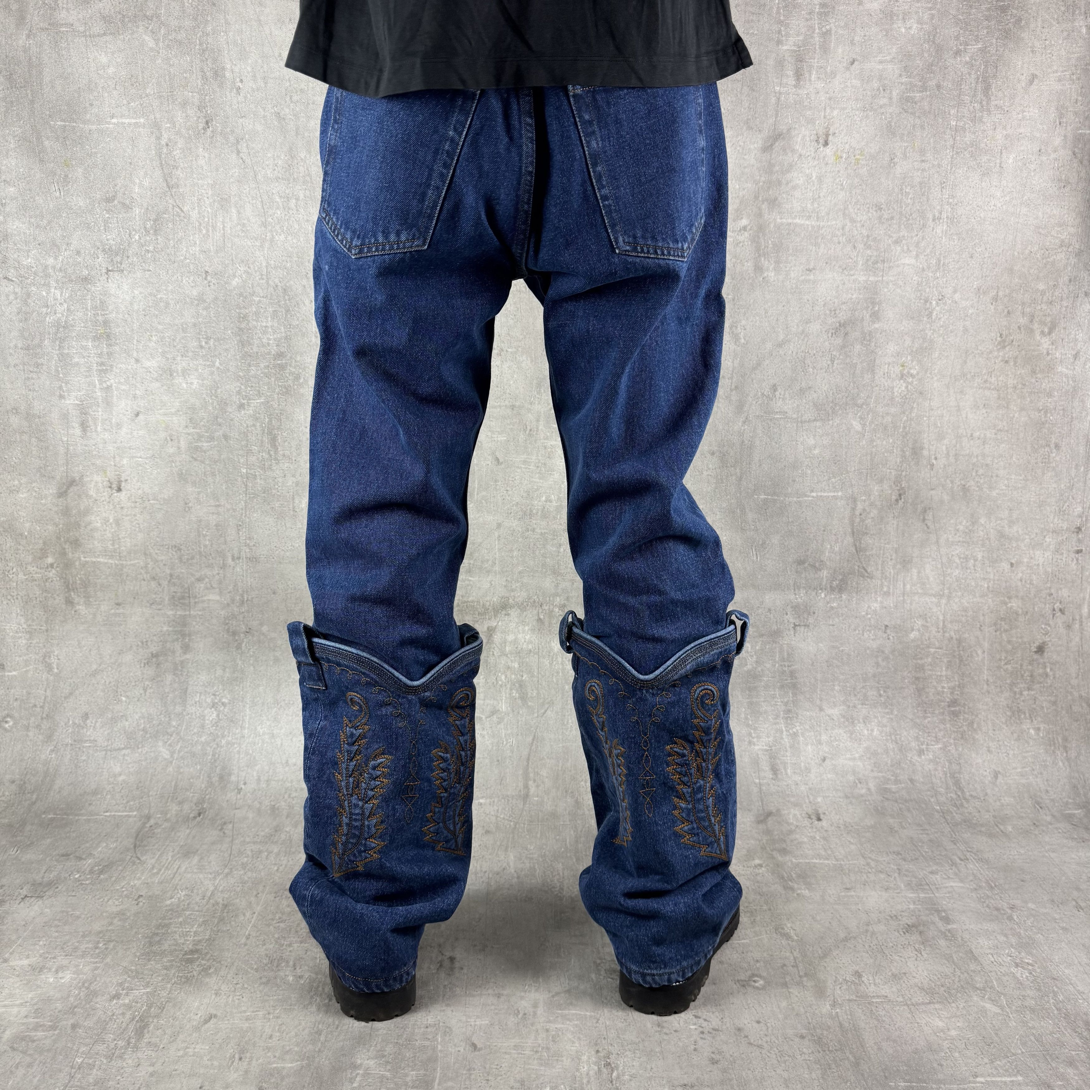 Y/Project Y/PROJECT Convertible Cowboy Cuff Jeans Size US 29 - 5 Thumbnail