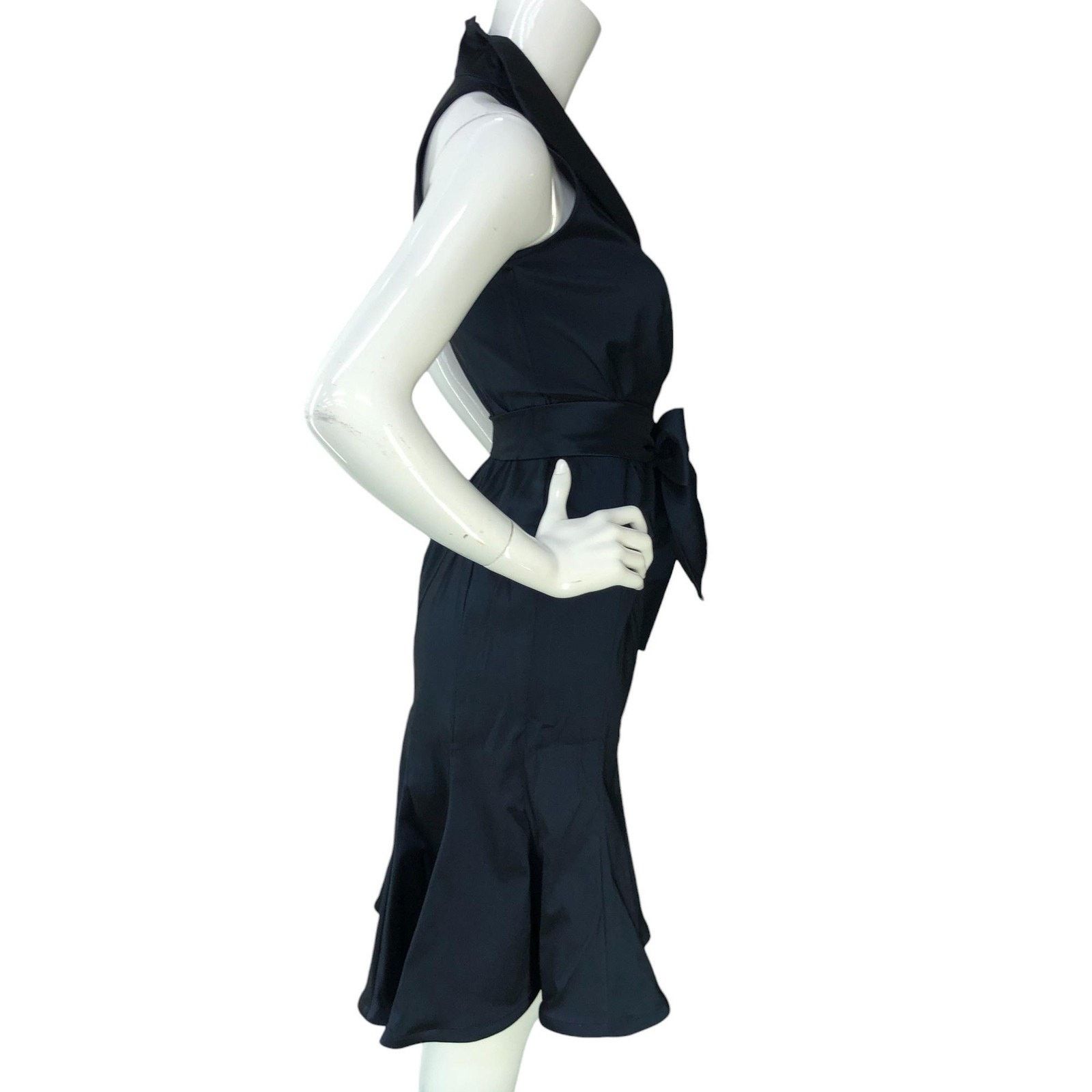 Tadashi Shoji Tadashi Collection Dress 2 Sleeveless Fit & Flare Bow Collar Size XS / US 0-2 / IT 36-38 - 9 Thumbnail