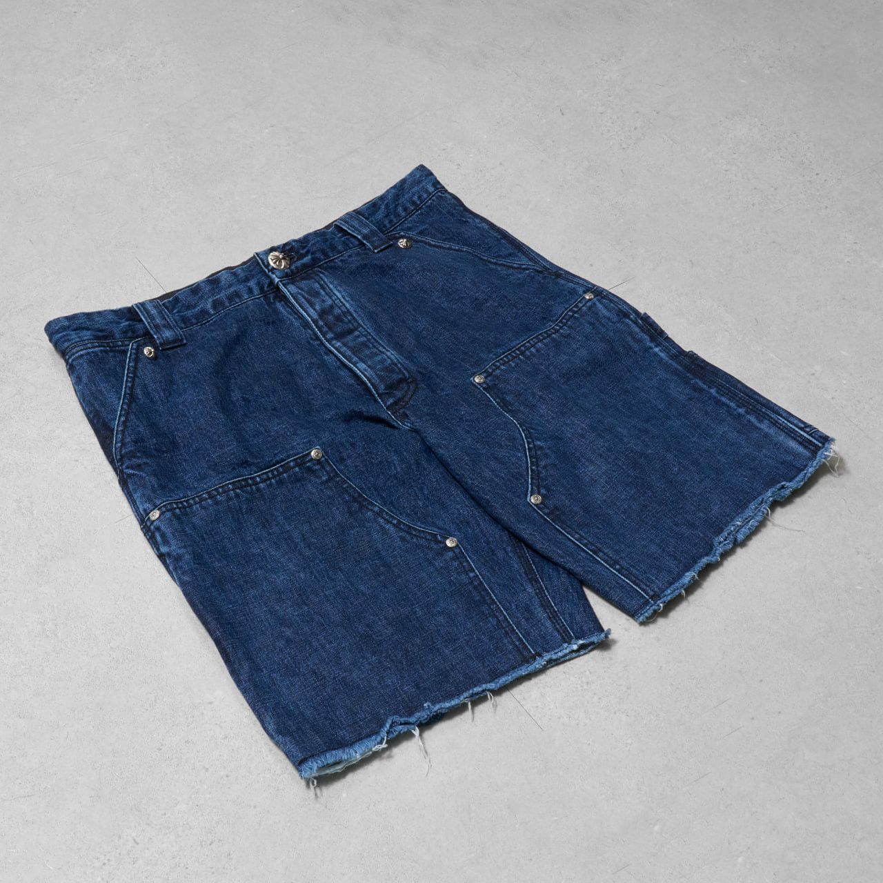Chrome Hearts CHROME HEARTS Carpenter Indigo Shorts Denim Size US 34 / EU 50 - 8 Thumbnail
