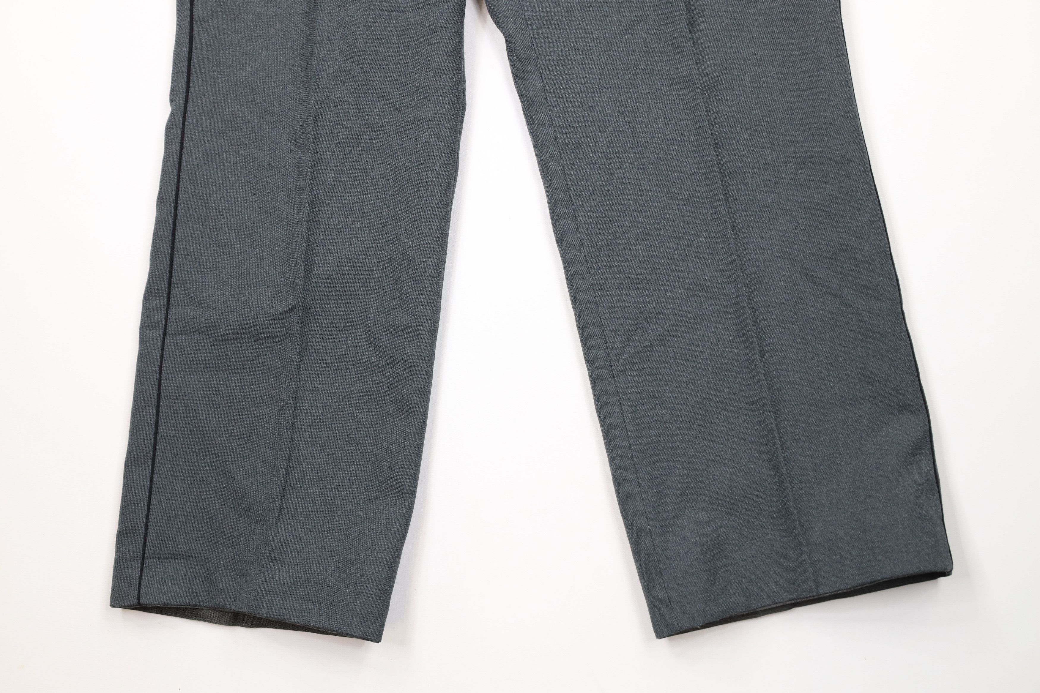Vintage Vintage 70s Military Heavyweight Fly Wide Leg Pants Green Size US 34 / EU 50 - 4 Thumbnail