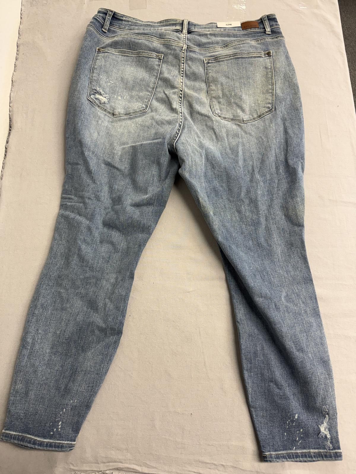 Other Judy Blue Jeans Mason Hi-Rise Skinny Destroyed NWT Size 22W Size 42" / US 20 - 2 Thumbnail