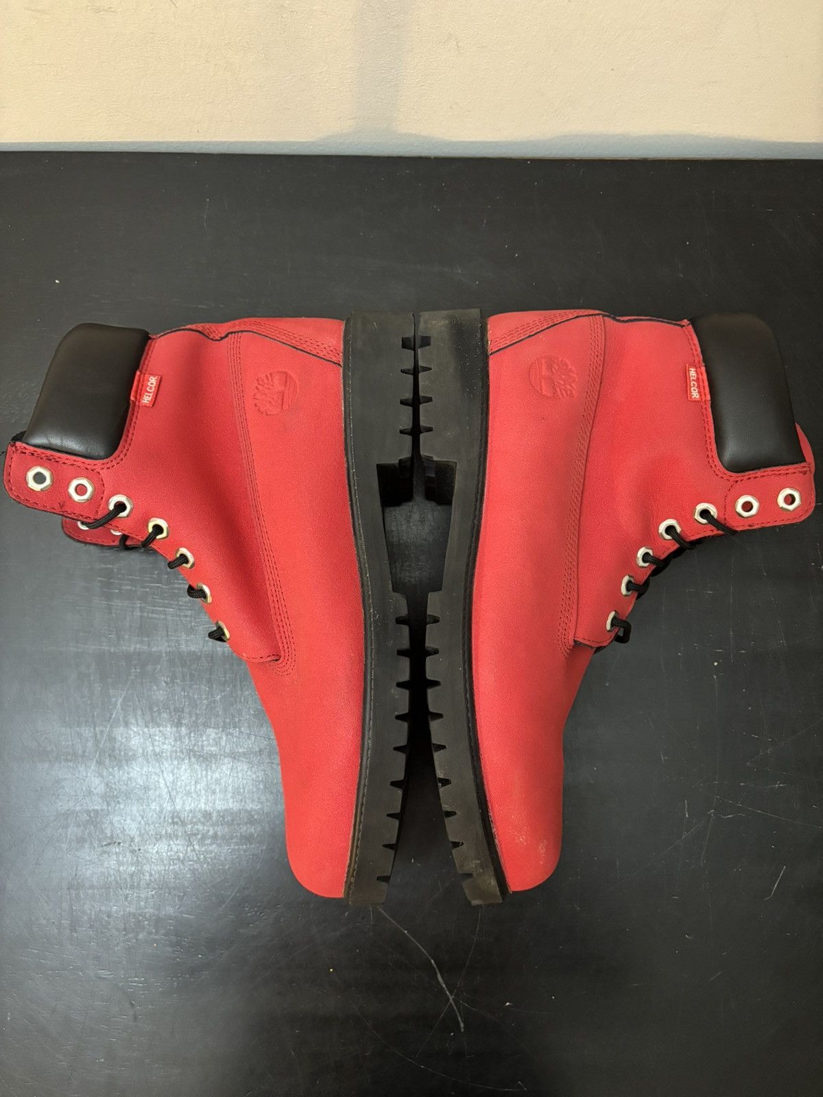 Timberland Timberland 6 Inch Waterproof Heritage Helcor Nubuck Boot Red Size US 10.5 / EU 43-44 - 4 Thumbnail
