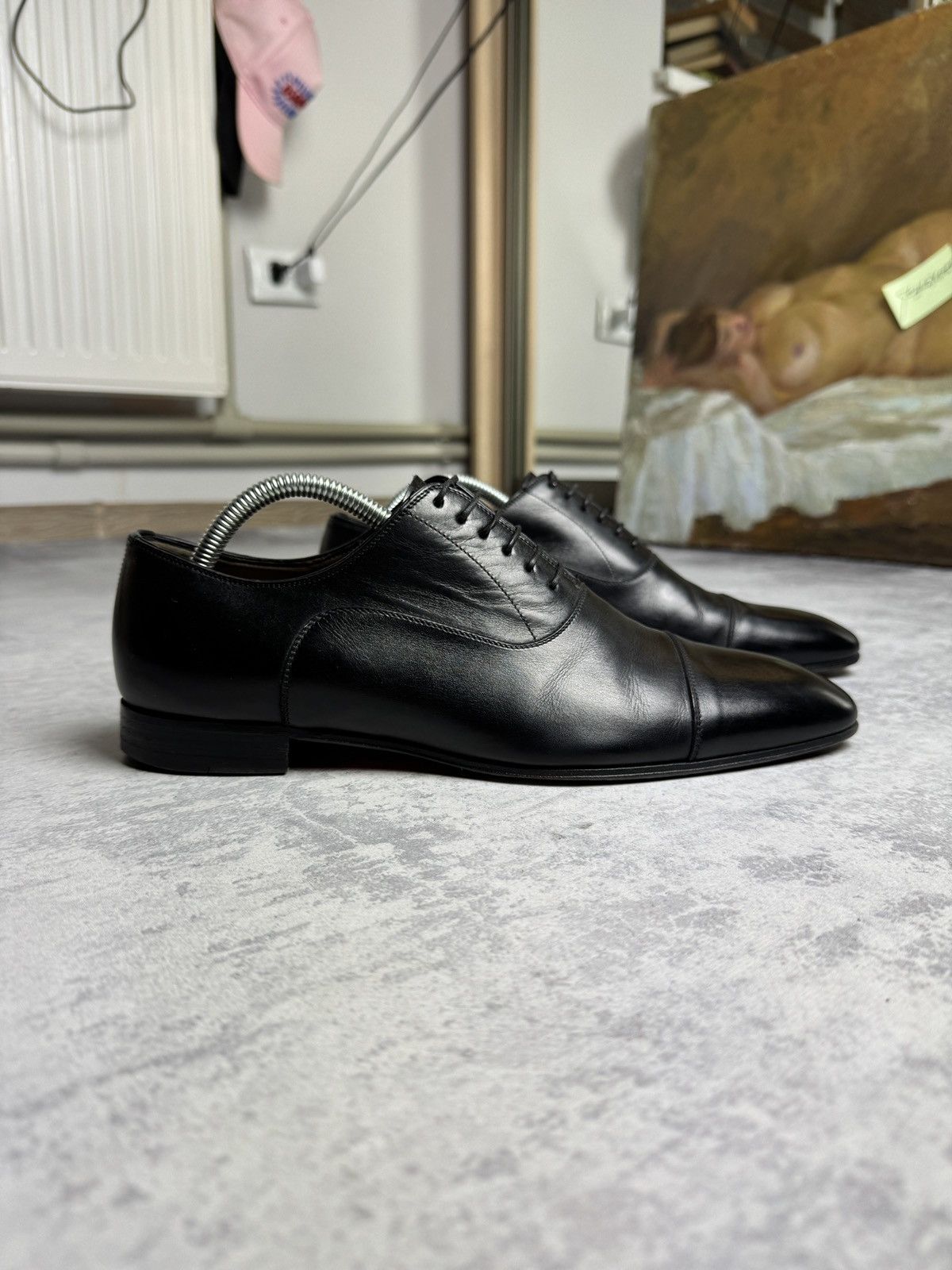 Christian Louboutin Leather Greggo Flat Formal Shoes in Black, Men's (Size 8)