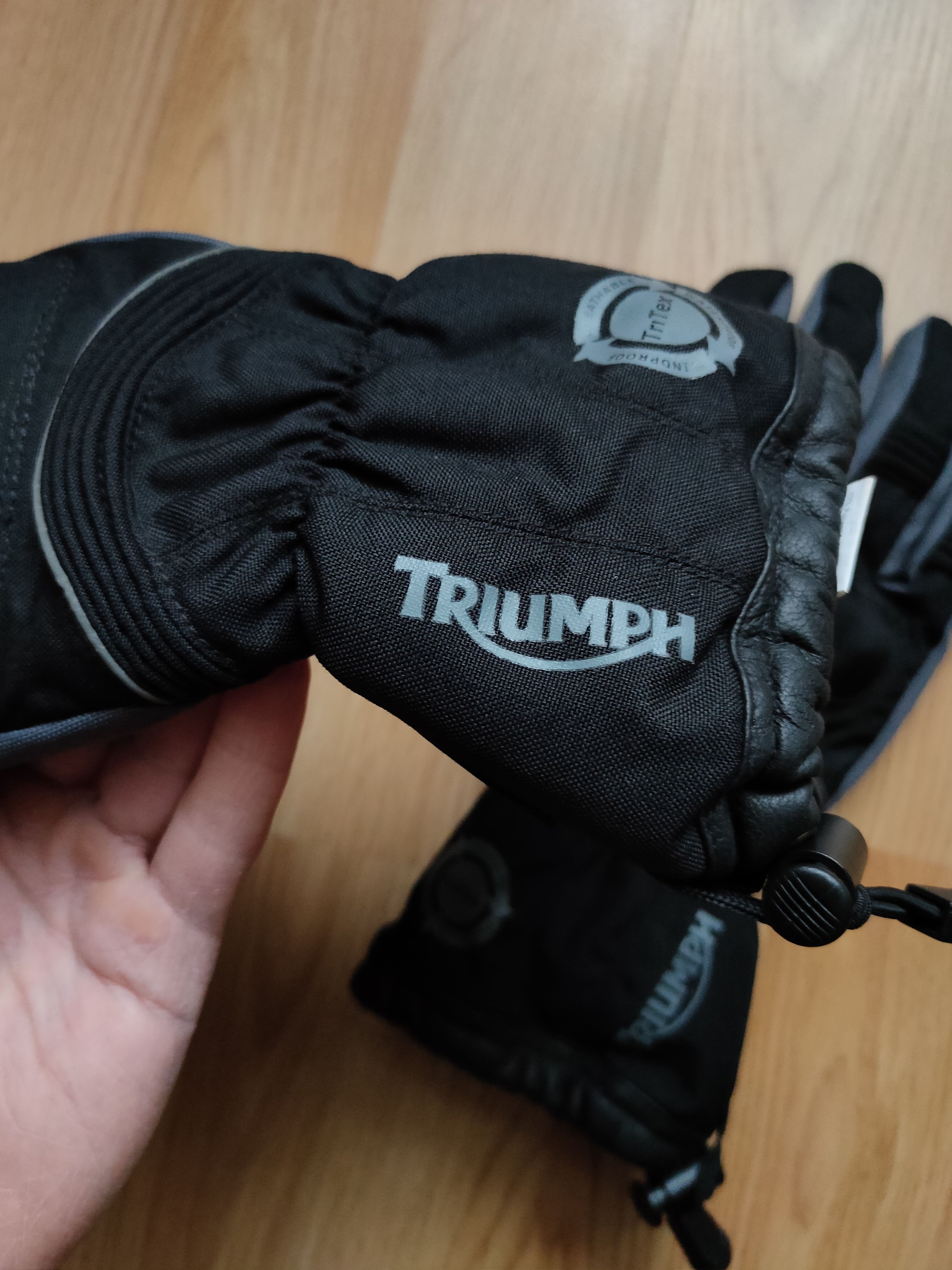 Indian Motorcycle Motorcycle gloves Triumph Tritex L-XL moto gloves waterproof Size ONE SIZE - 10 Thumbnail
