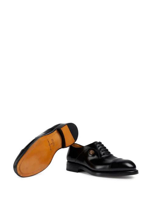 Gucci o1mt1gz0225 Lace-Up Shoes in Black Size US 7.5 / EU 40-41 - 5 Thumbnail