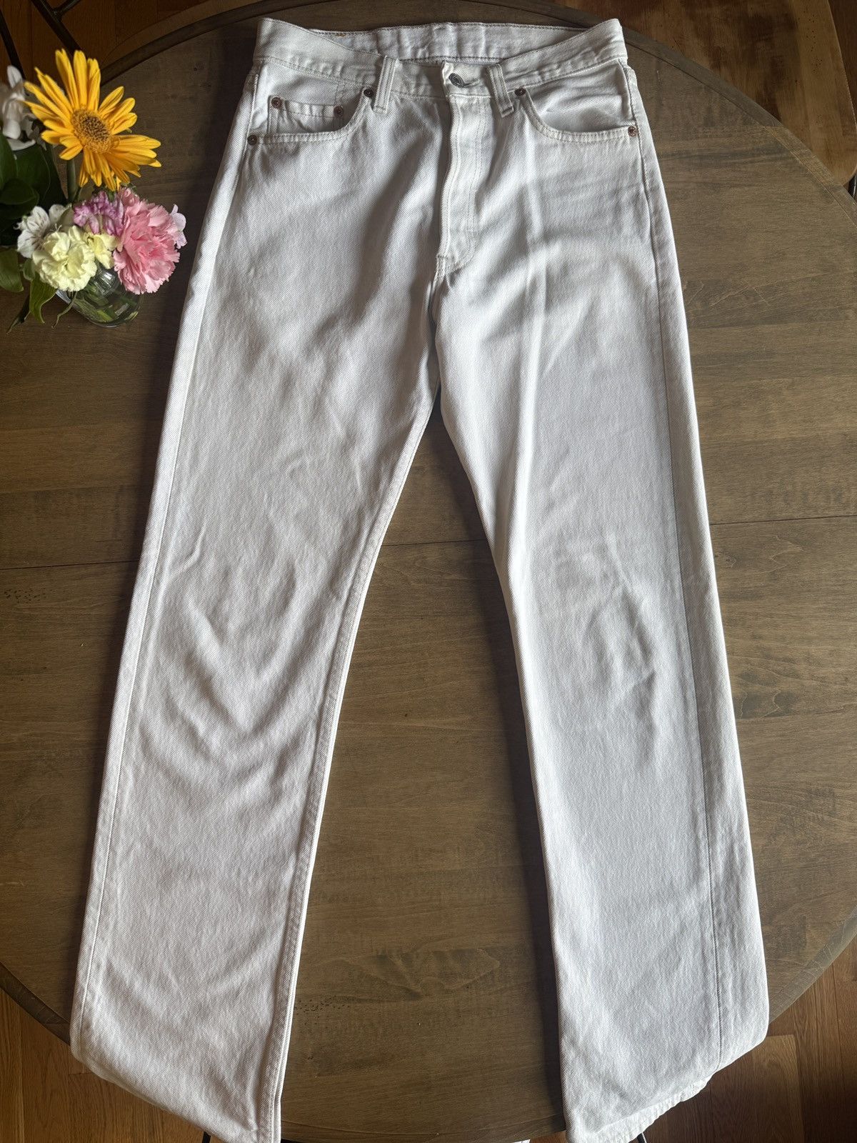 Levi's Vintage Clothing Vintage pure white Levi’s Size US 29 - 1 Thumbnail