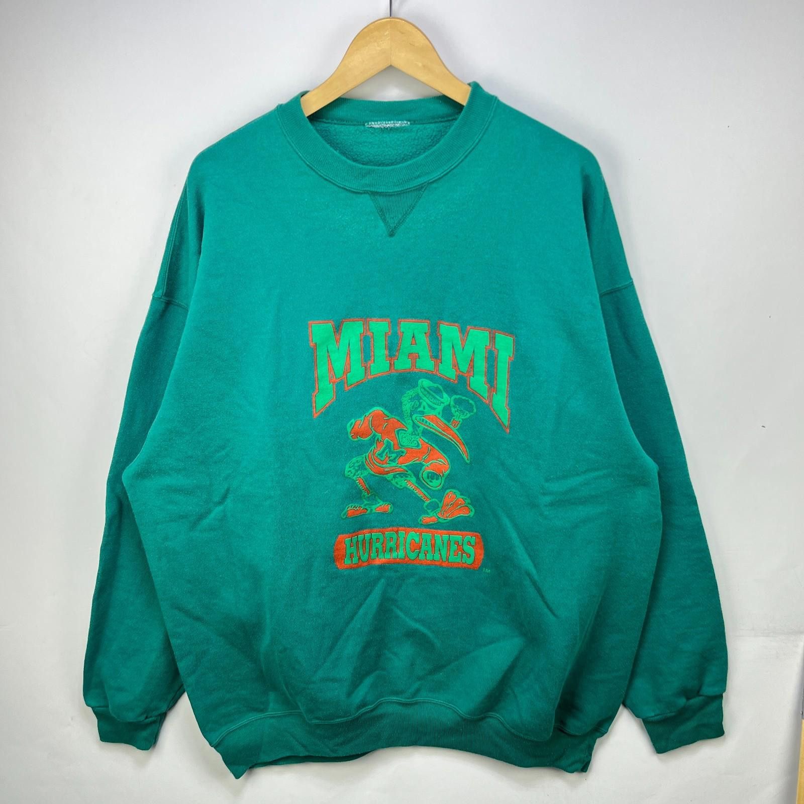 Other Vintage 90s Miami Hurricanes Sweatshirt 3XL Size ONE SIZE - 1 Thumbnail