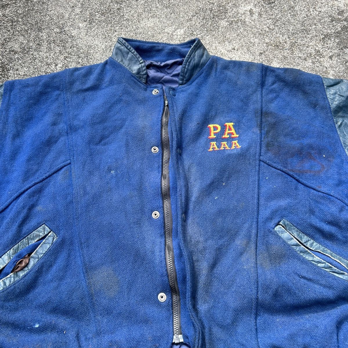 Vintage Vintage Bomber jacket PA AAA PENINSULE ACADIENNE Size US XL / EU 56 / 4 - 7 Thumbnail