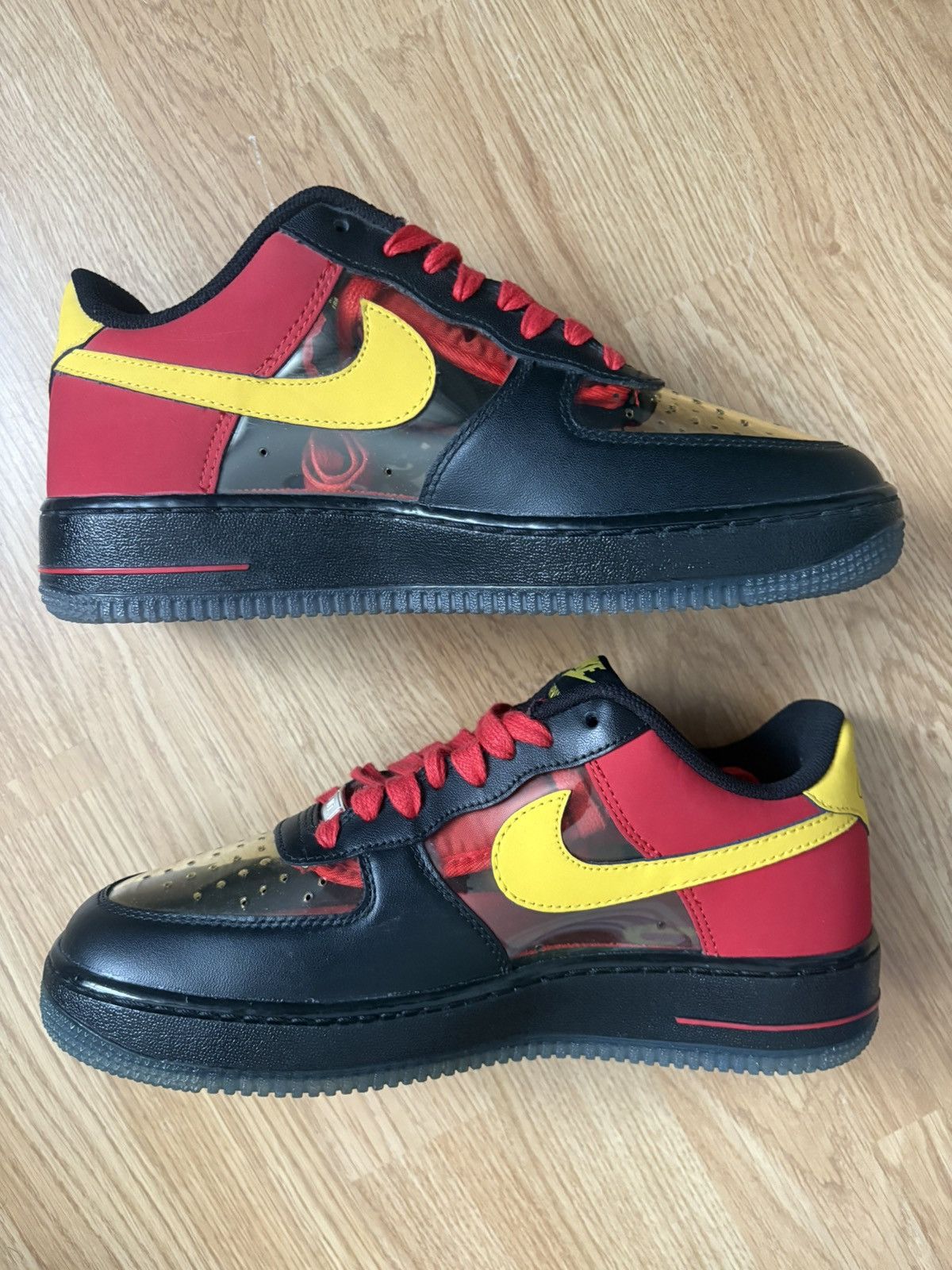 Nike Nike Air Force 1 Low Kyrie Irving Black Red Size US 8 / EU 41 - 3 Thumbnail