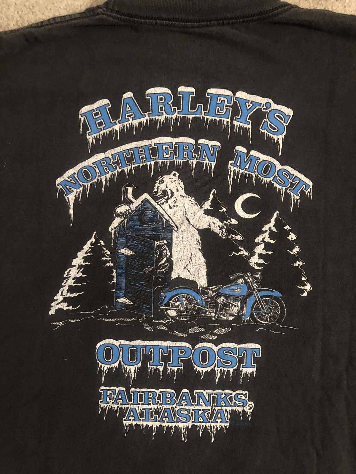 Vintage Vintage Harley Davidson tshirt Size US XL / EU 56 / 4 - 5 Thumbnail