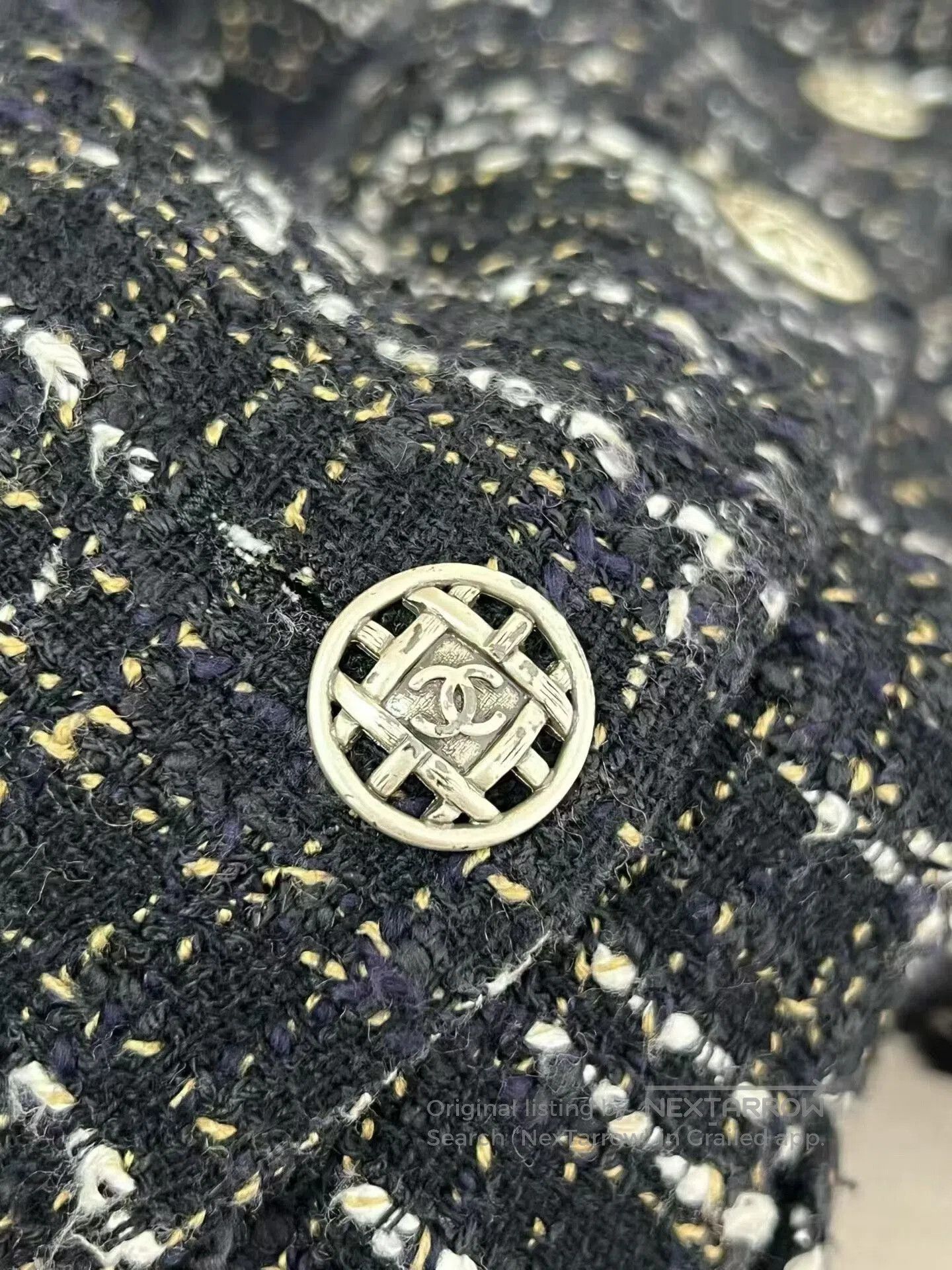 Chanel CHANEL Logo Button Twill Jacket Size 36. Size XS / US 0-2 / IT 36-38 - 6 Thumbnail